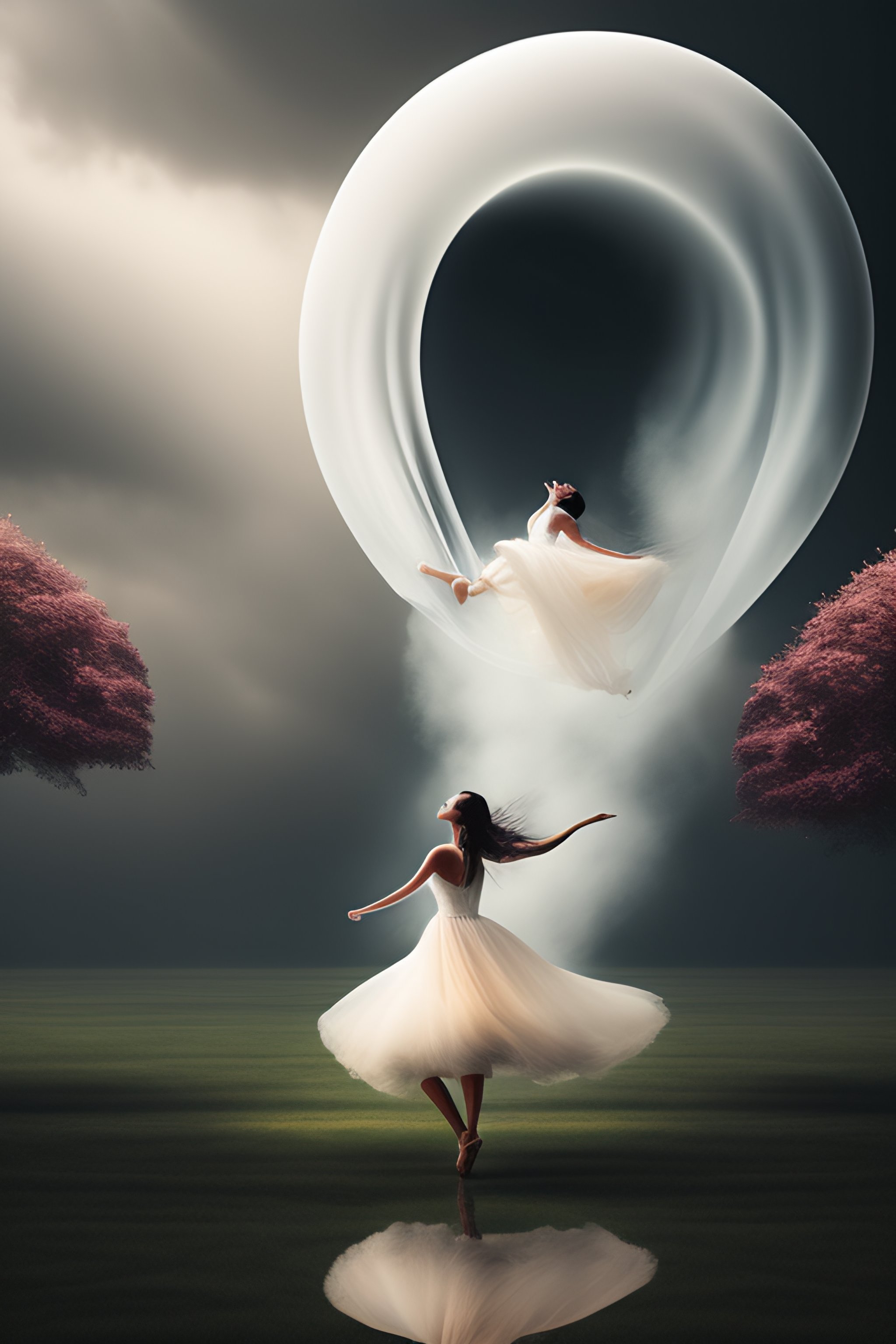 Lexica - Dancing ghosts made of air whos are transparent