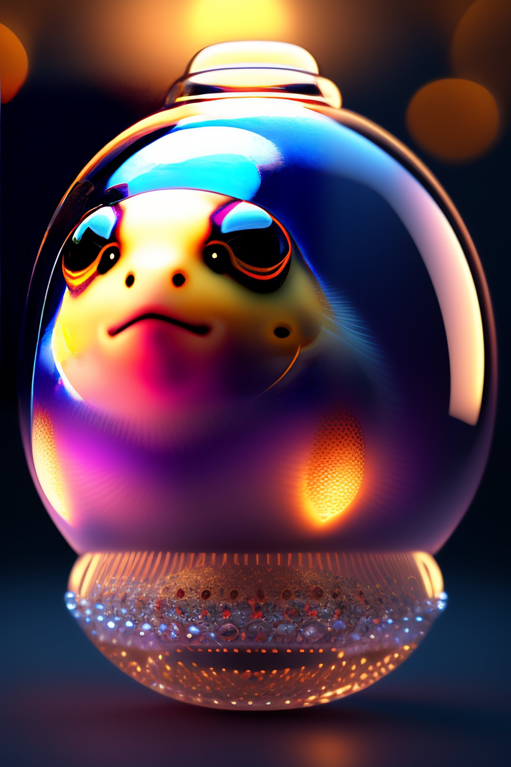 A Cute Little Fluffy Baby Yeti Surrounded by Floating Luminous Crystal  Snowflakes and Crystalline Candy 8k Resolution Concept Art · Creative  Fabrica