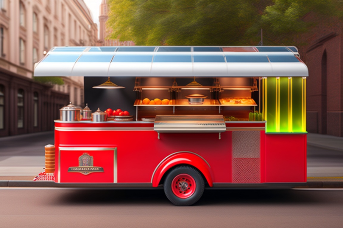 Lexica An extraordinary food truck concept that reimagines the classic fire engine into a