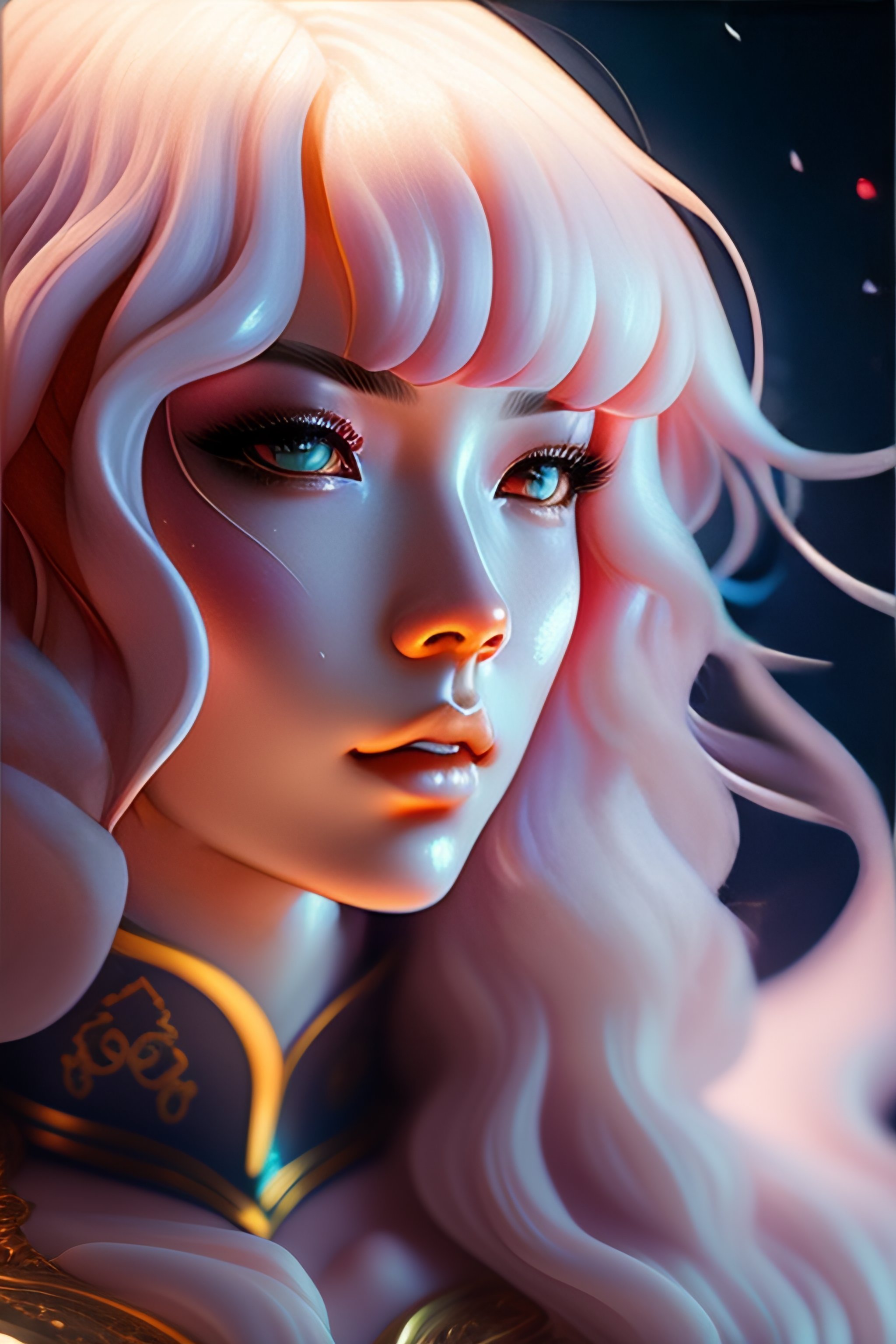 Lexica - Subsurface scattering, white, griffith from berserk with long ...