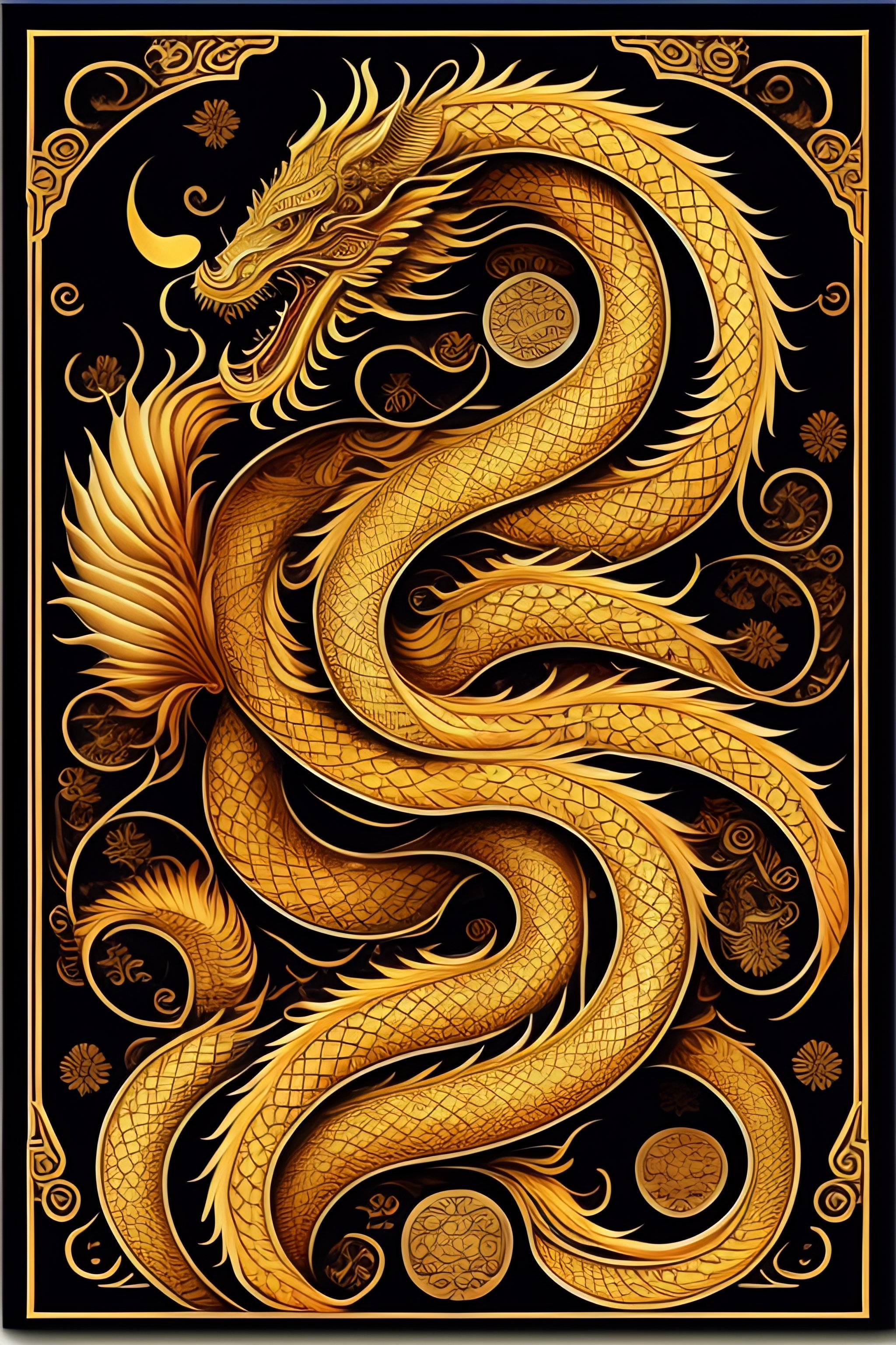Lexica Year of the dragon , Chinese astrology , tarot cards , line