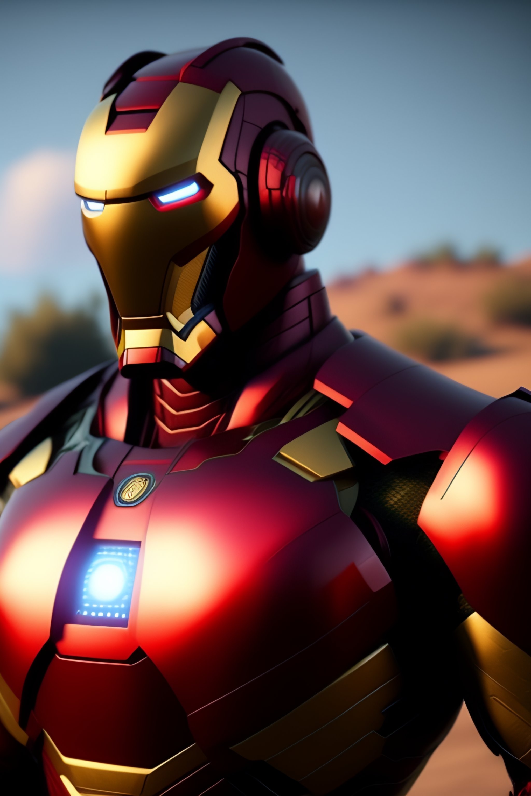 Lexica Robust and bulky iron man suit in red dead redemption 2
