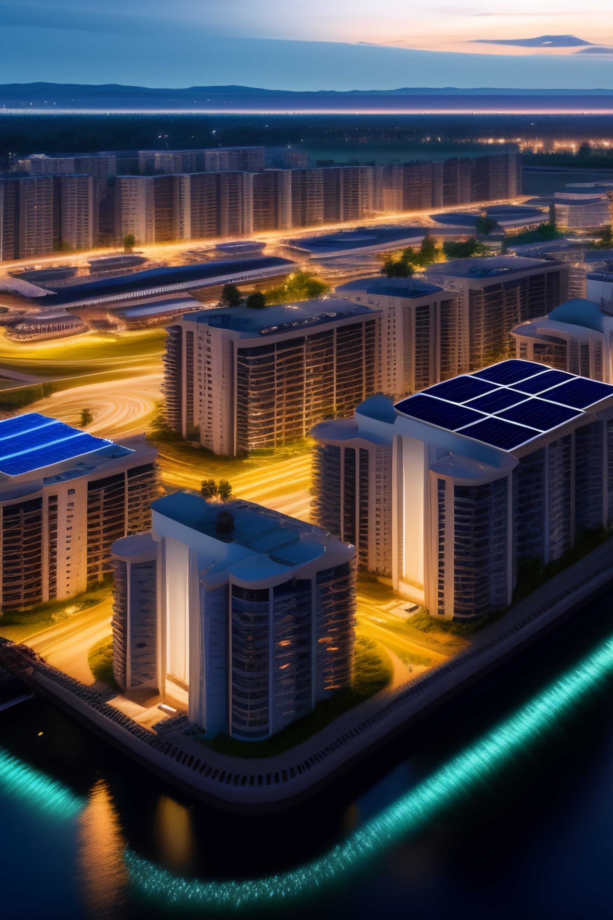 Lexica - Solarpunk city
