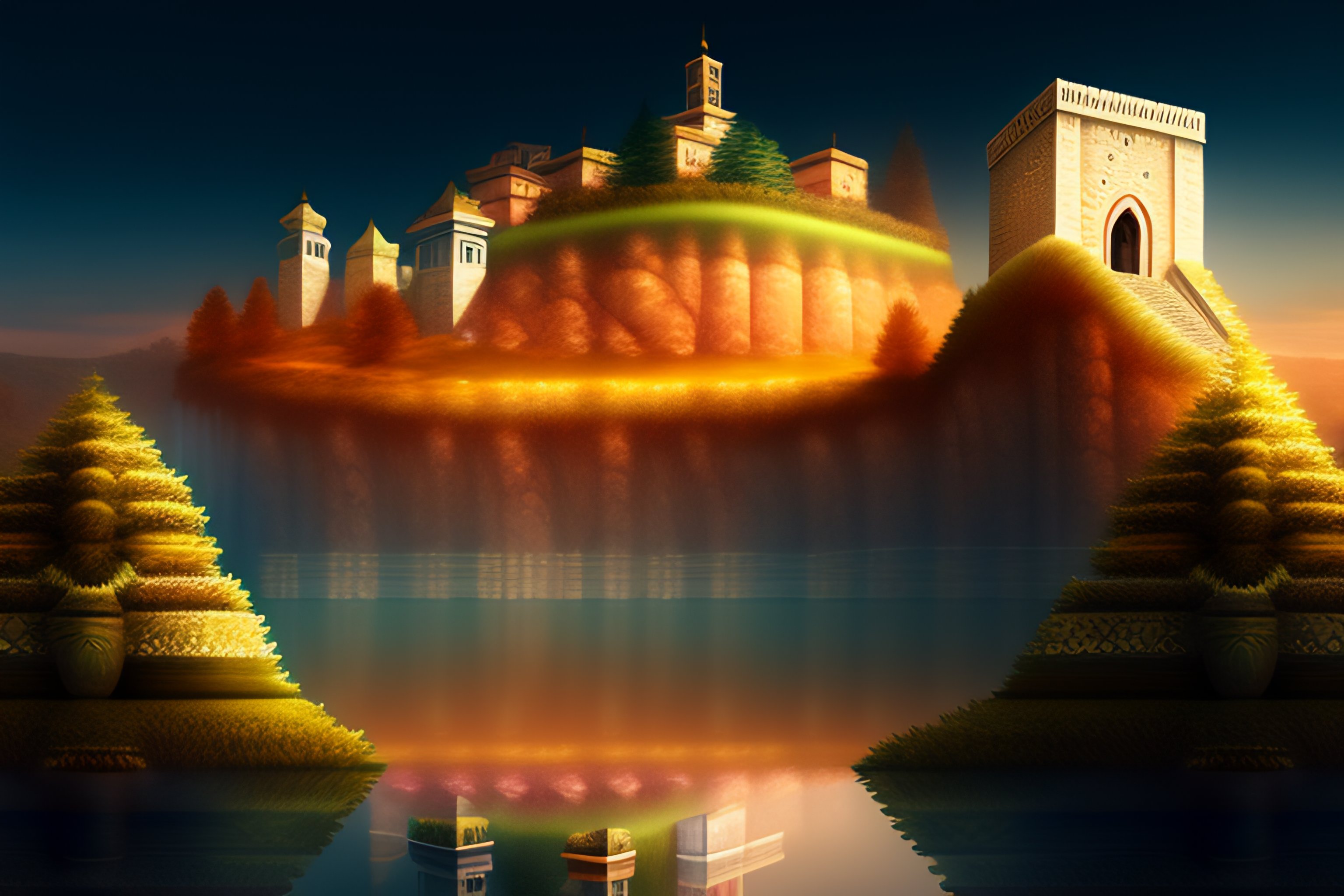 Lexica Holy city, great high wall with 12 gates, 12 angels at the