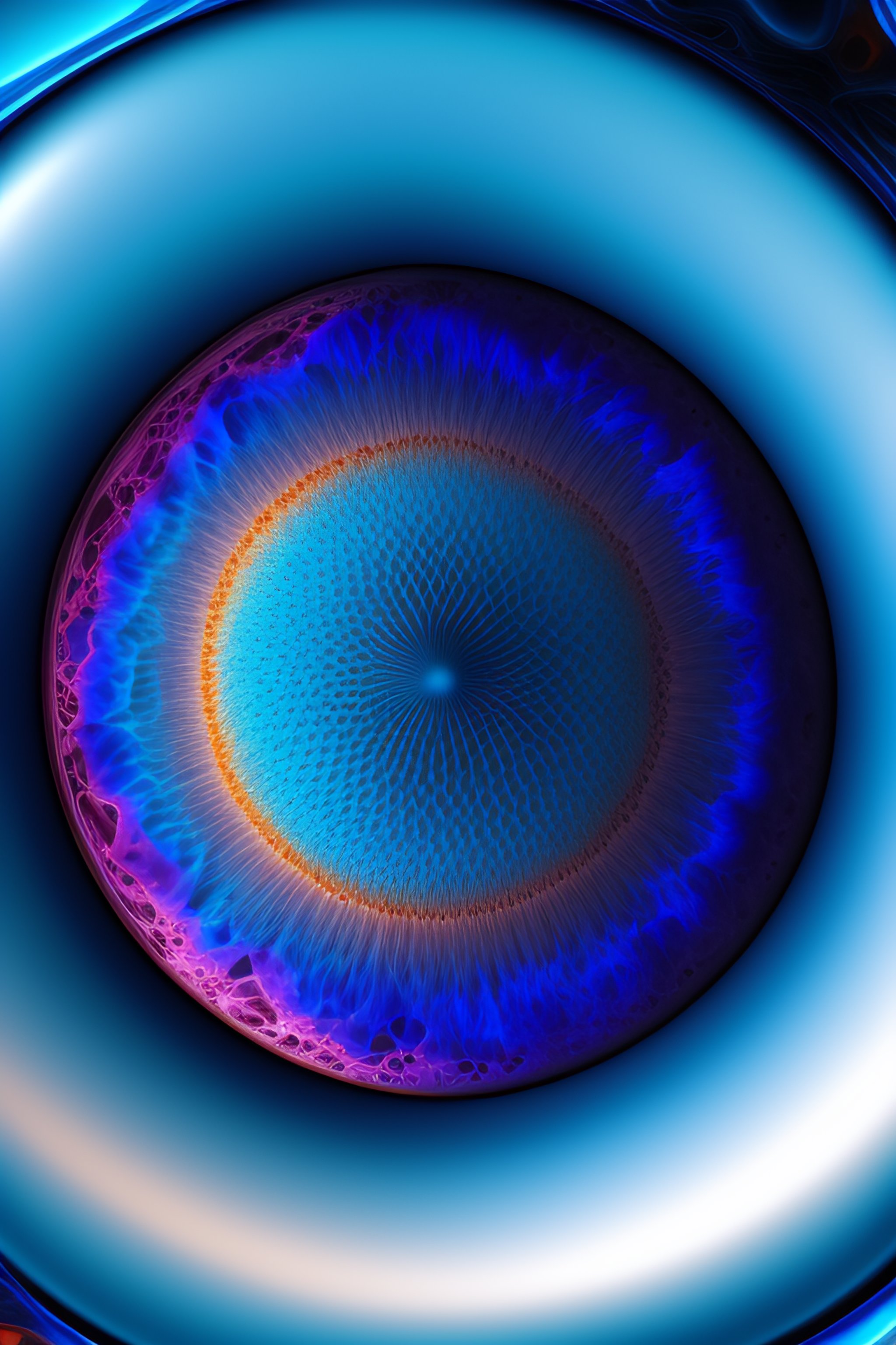 Lexica - Computer artist's rendering of the inside of a neuronal cell ...