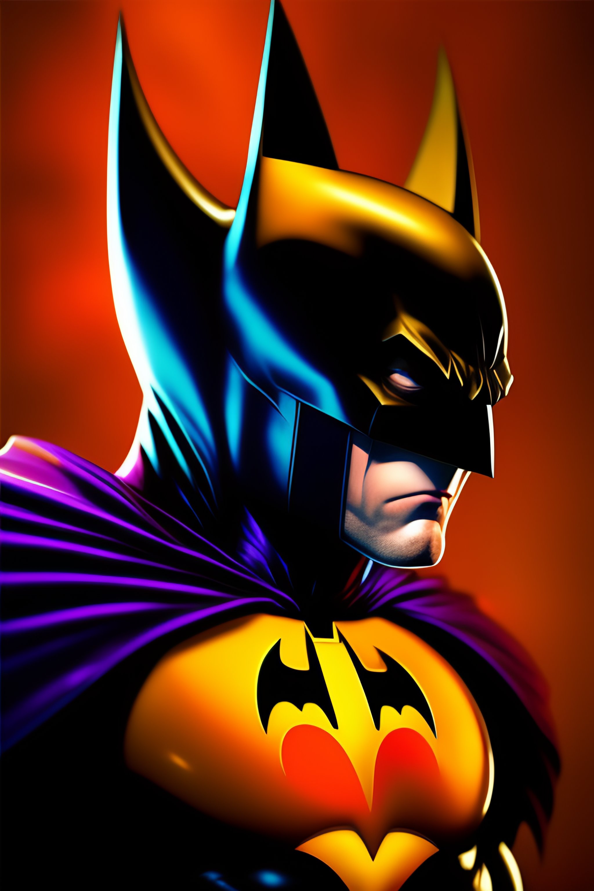 Lexica - Batman as cartoon