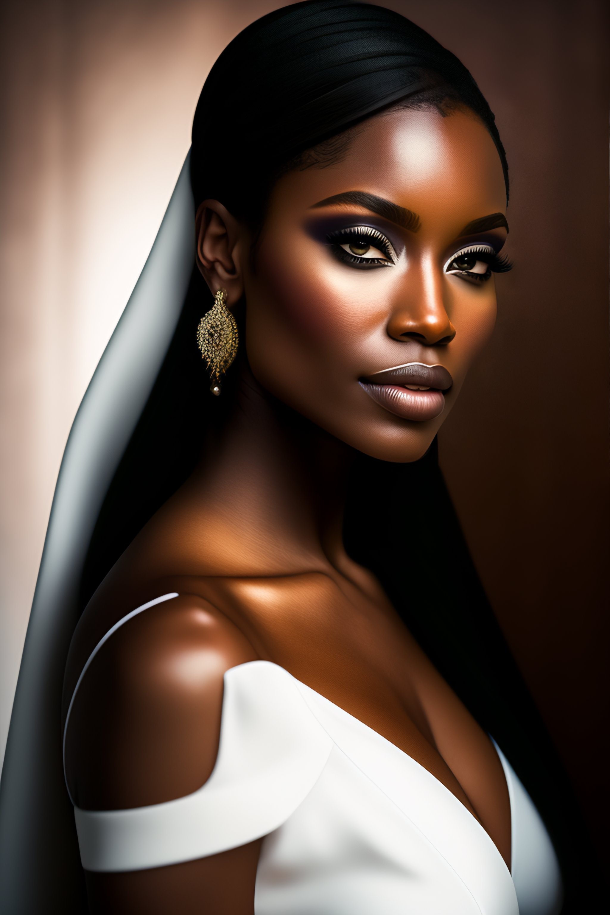 Beautiful Ebony Model Stock Photo 1005946768