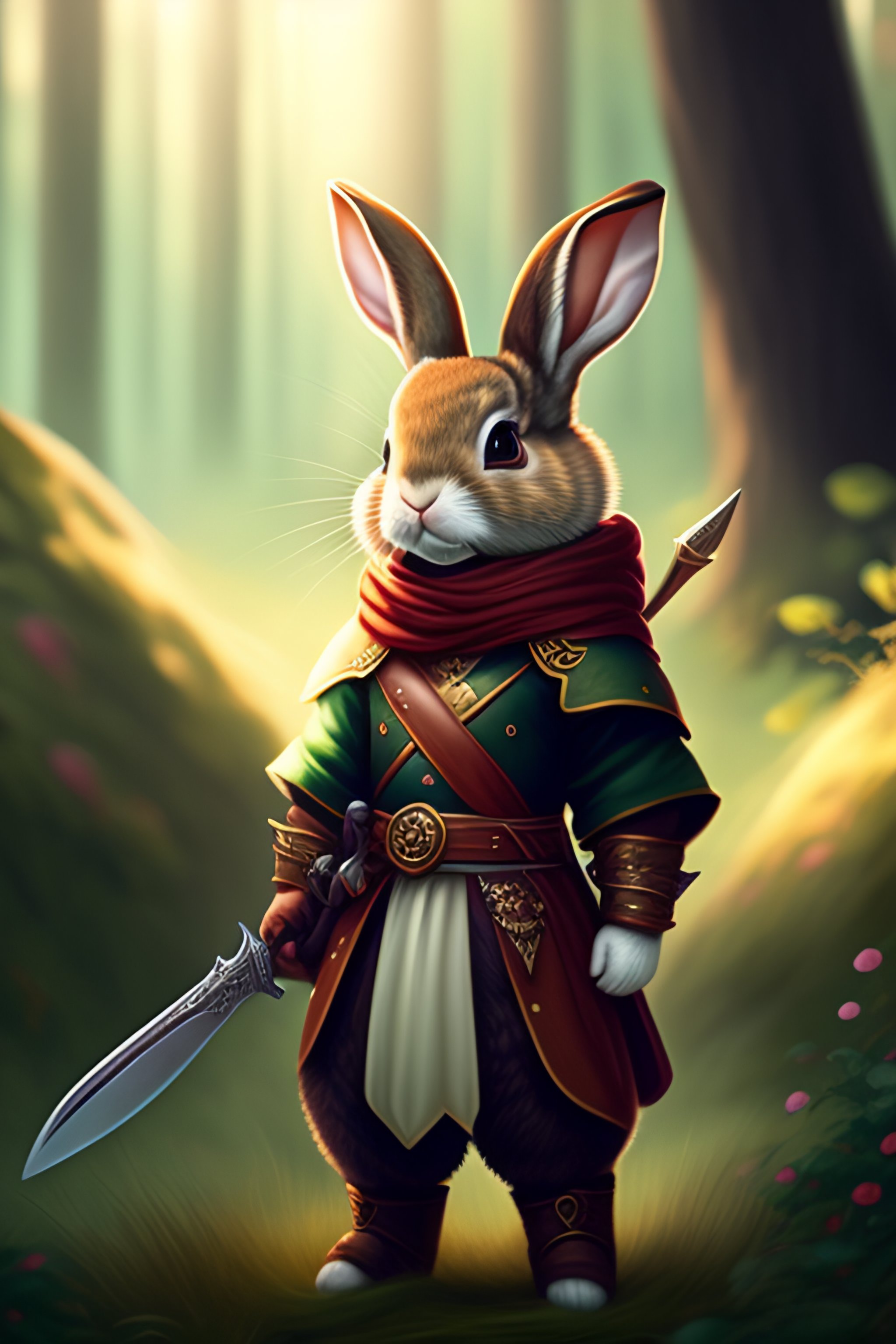 Lexica - Anthro, cute rabbit boy, ++character illustration++, short ...