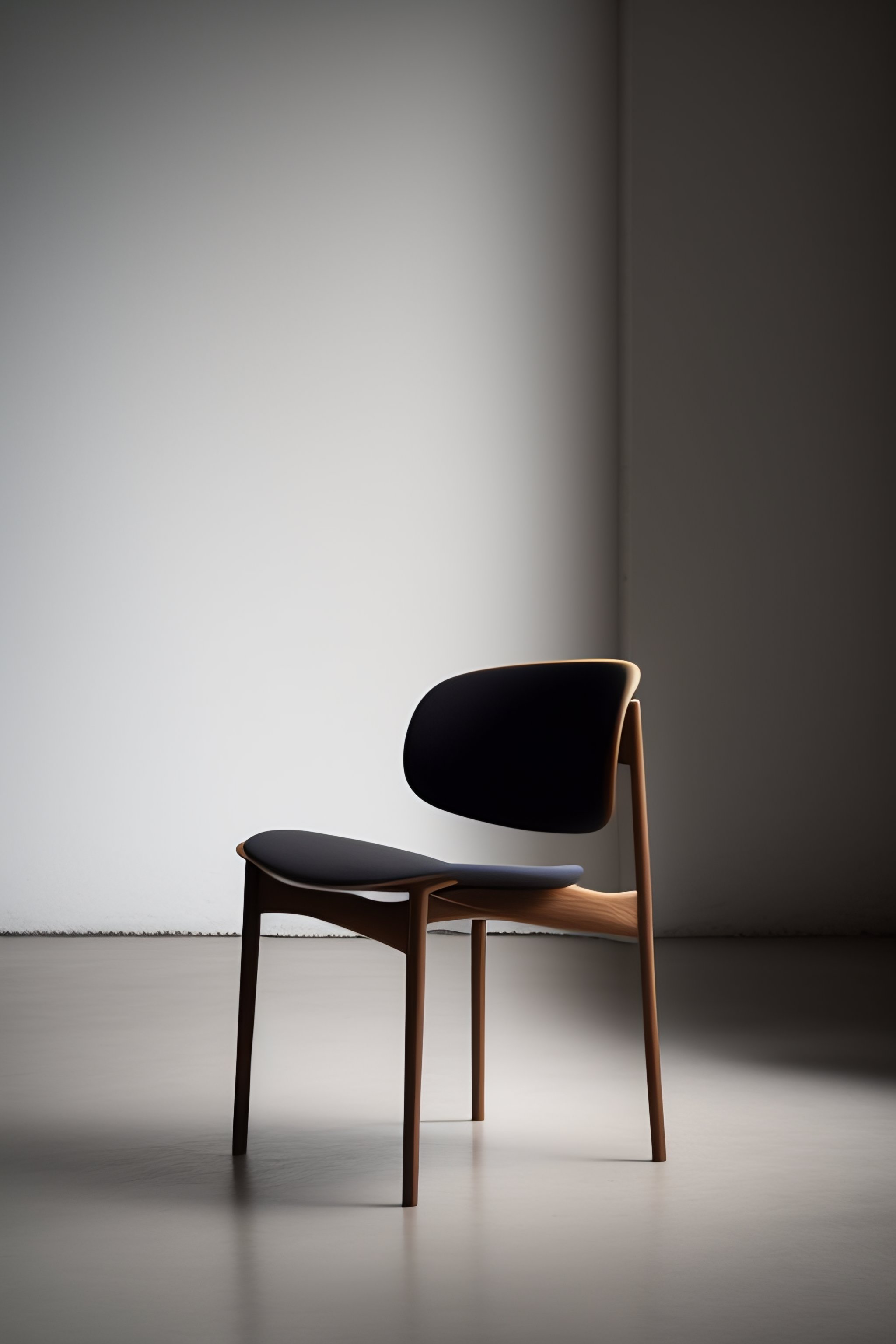 Lexica A minimalist danish chair with 3 legs