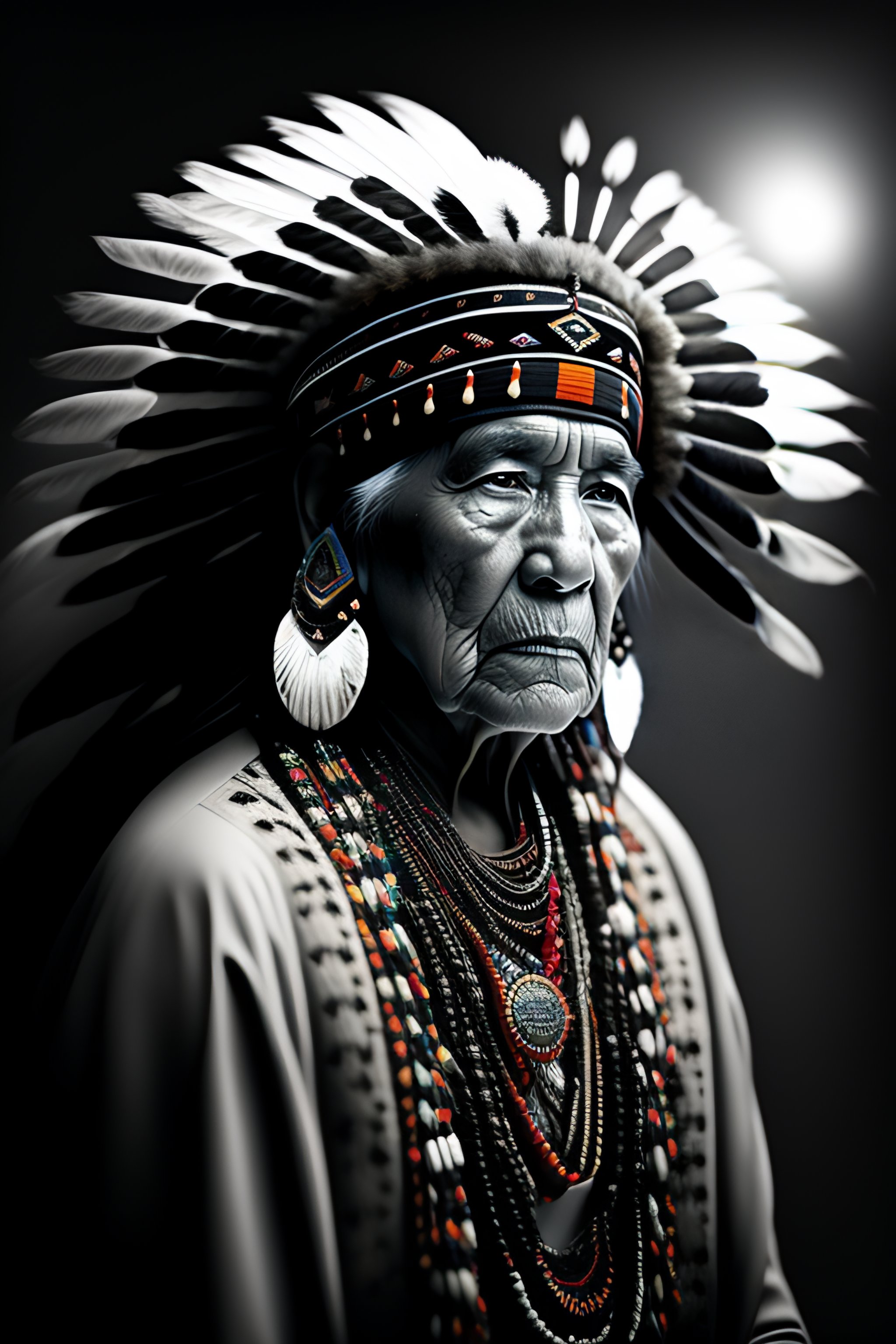 lexica-native-american-elder-in-a-rembrandt-style-with-traditional