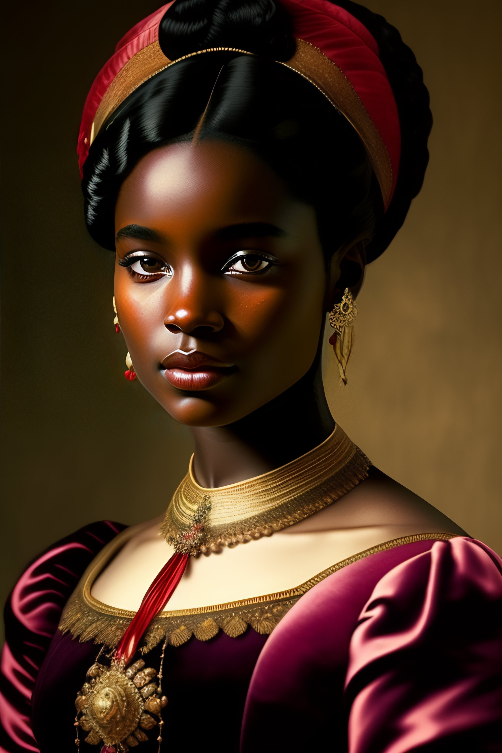 lexica-victorian-young-ebony-beautiful-girl-in-an-elegant-dress-with