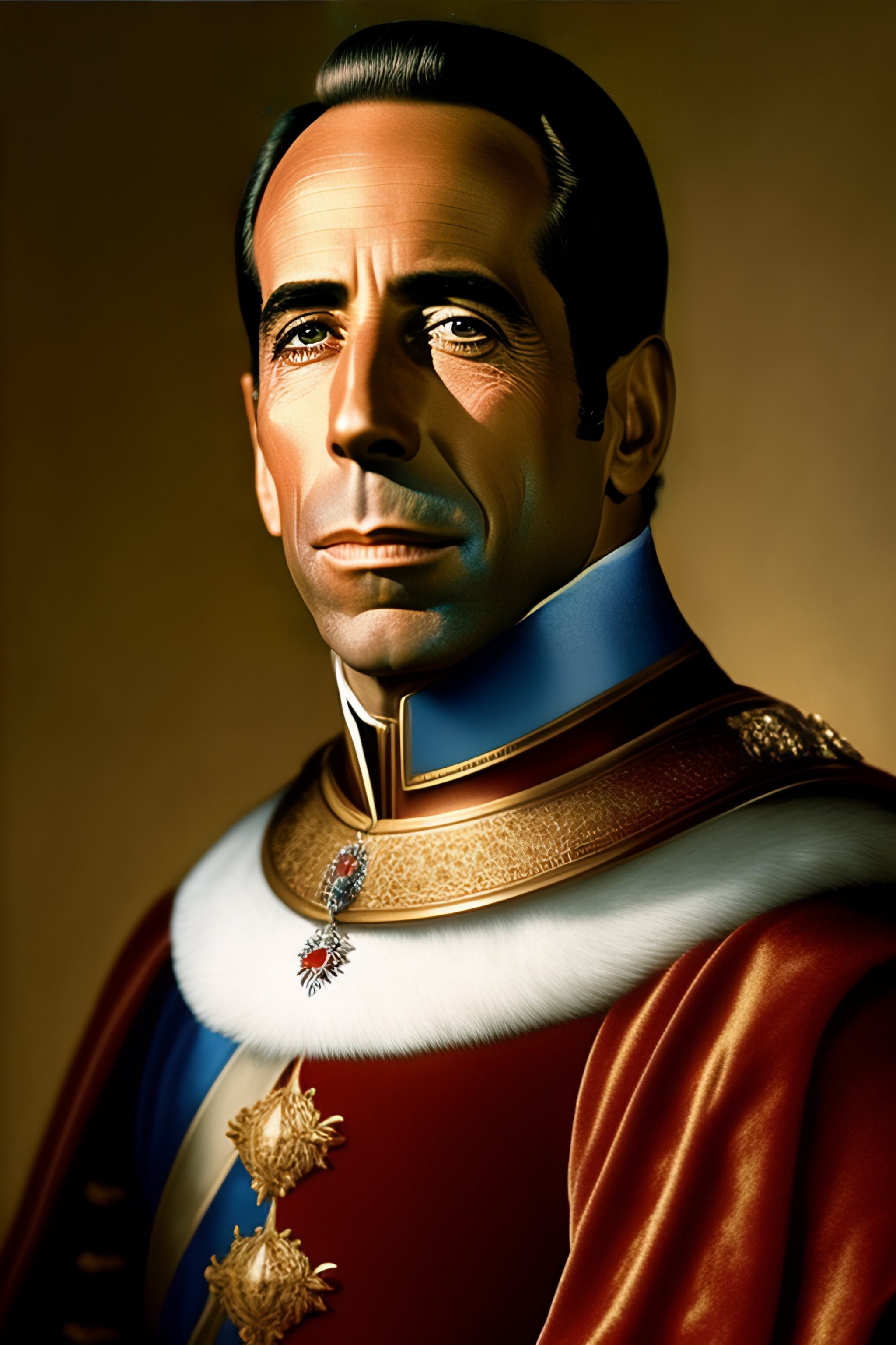 Lexica Portrait of humphrey bogart as a medieval french king