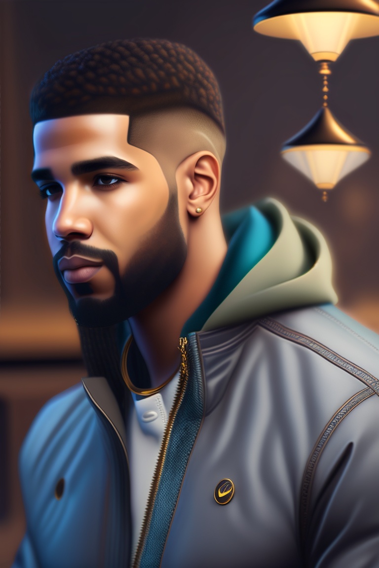 Lexica - Drake, photorealistic