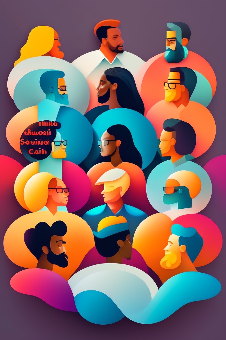 Lexica - A vibrant image showcasing a diverse group of individuals ...