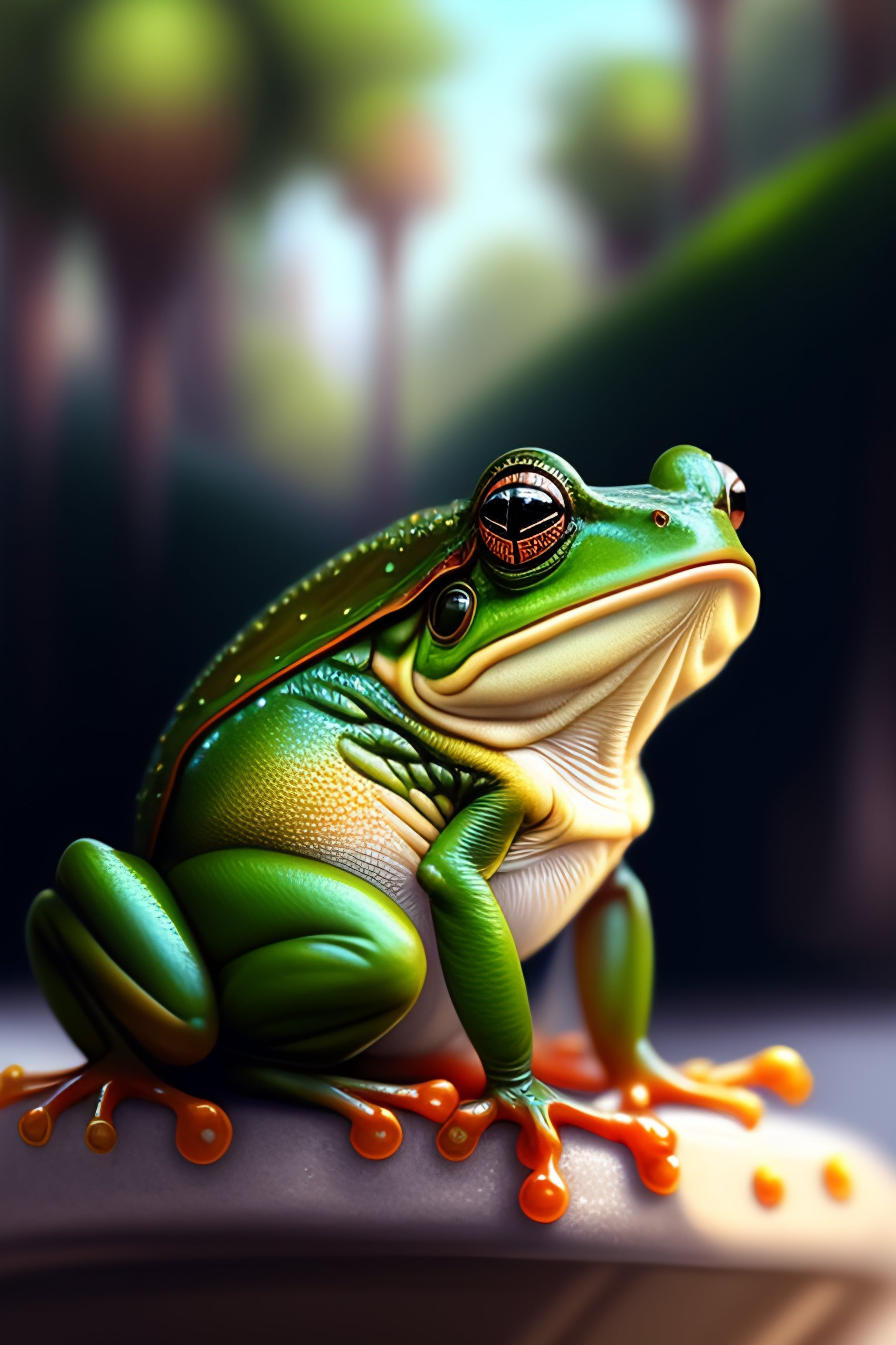 ArtStation - realistic frog