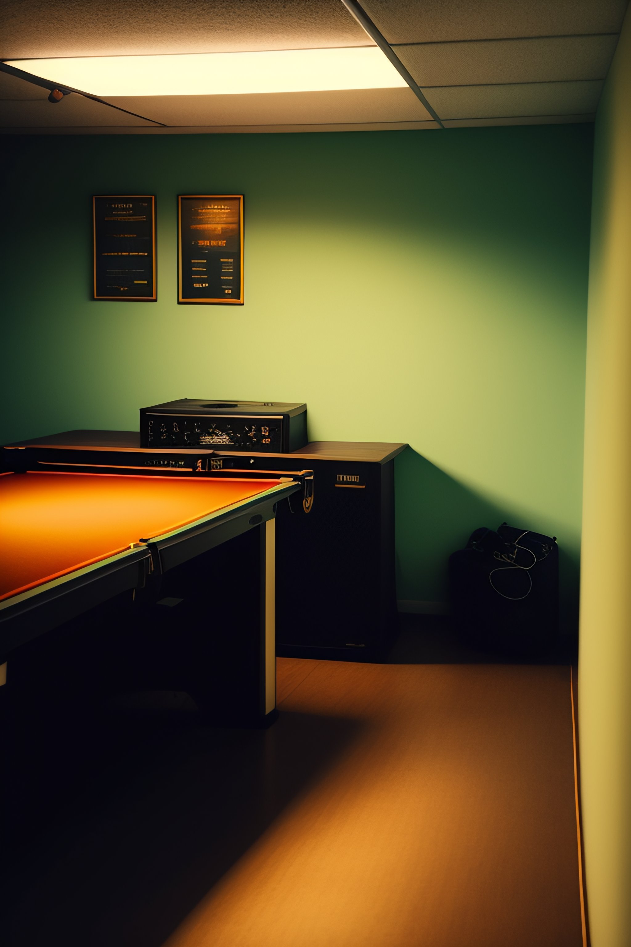 Lexica - Low quality liminal space empty band room lonely nostalgic ...