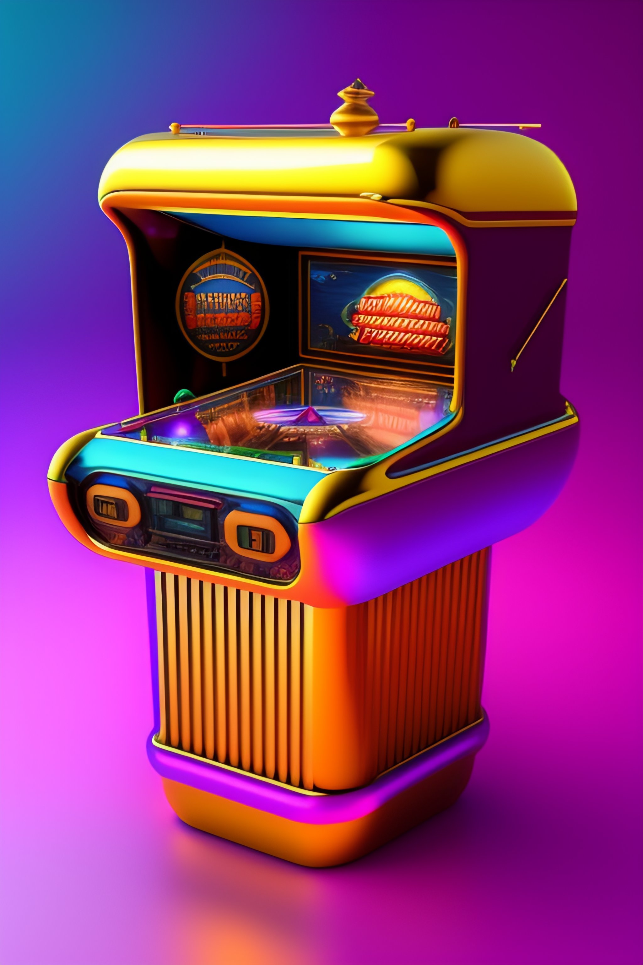 Lexica - Vintage personal pinball assistance devices, 1990s, c4d render ...