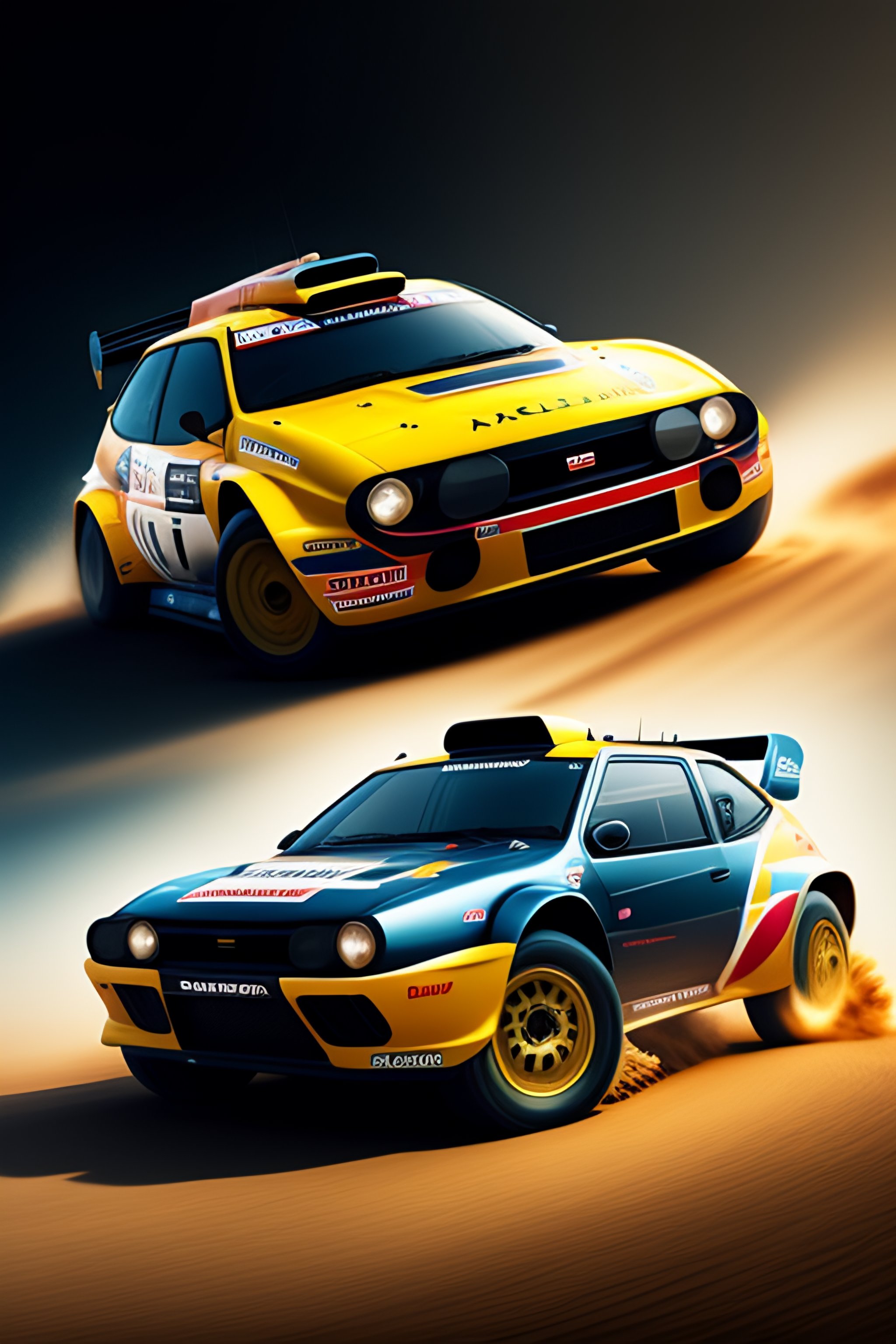 Lexica - Yugo Koral as a rally car