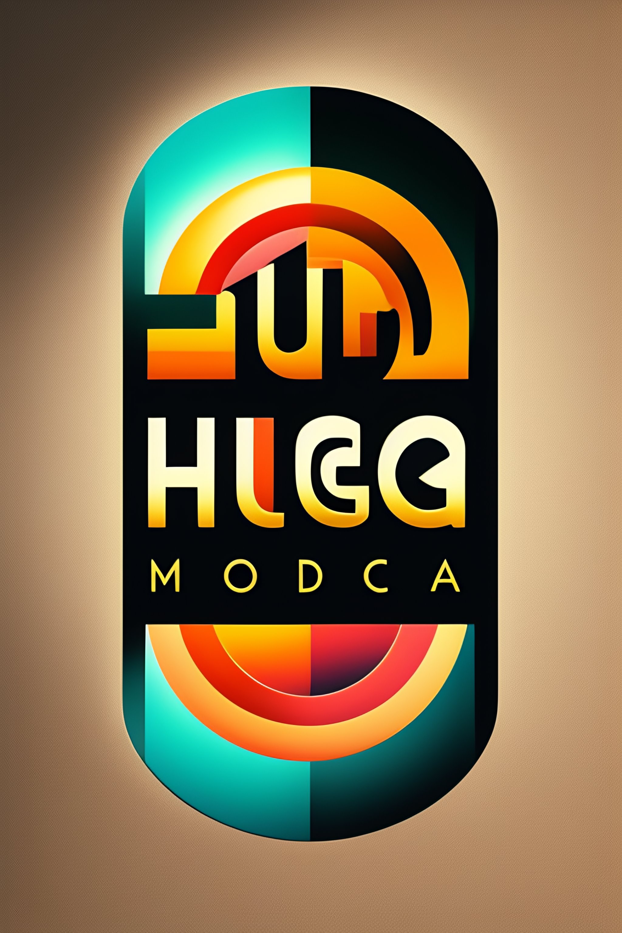 Lexica - Logo modern, flat for an media agency named HUG MEDIA