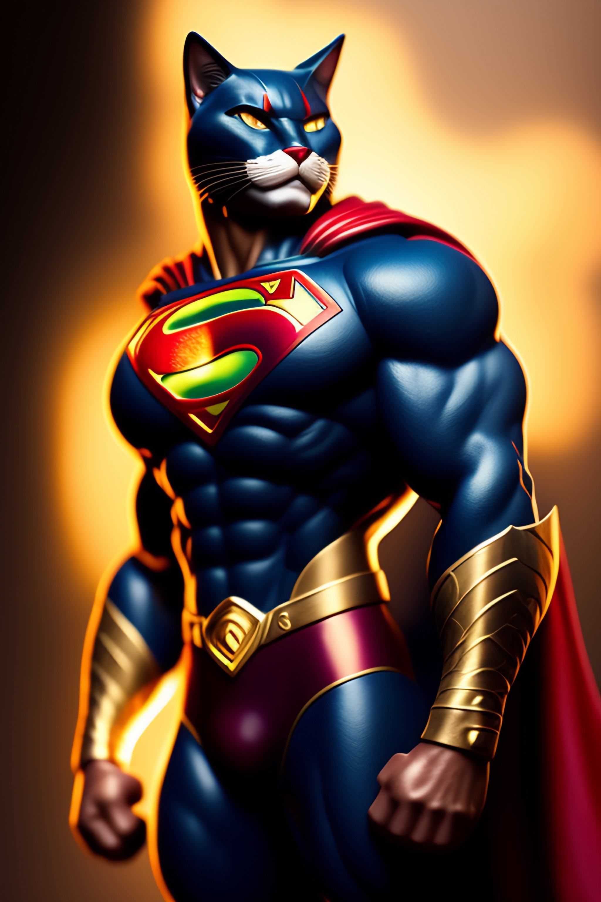 superhero cat man