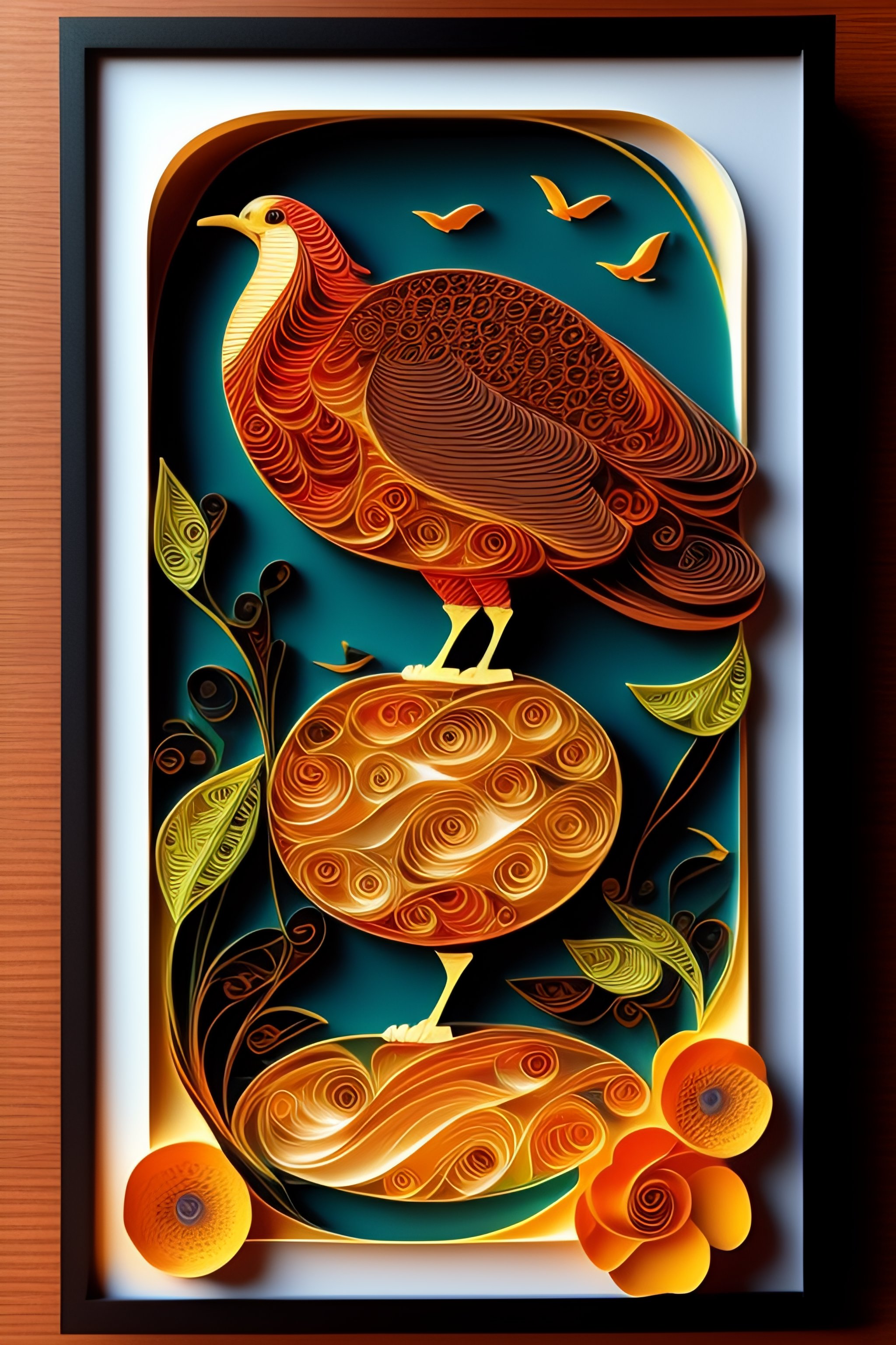 Lexica Paper quilling, paper cut art, paper illustration, Turkey