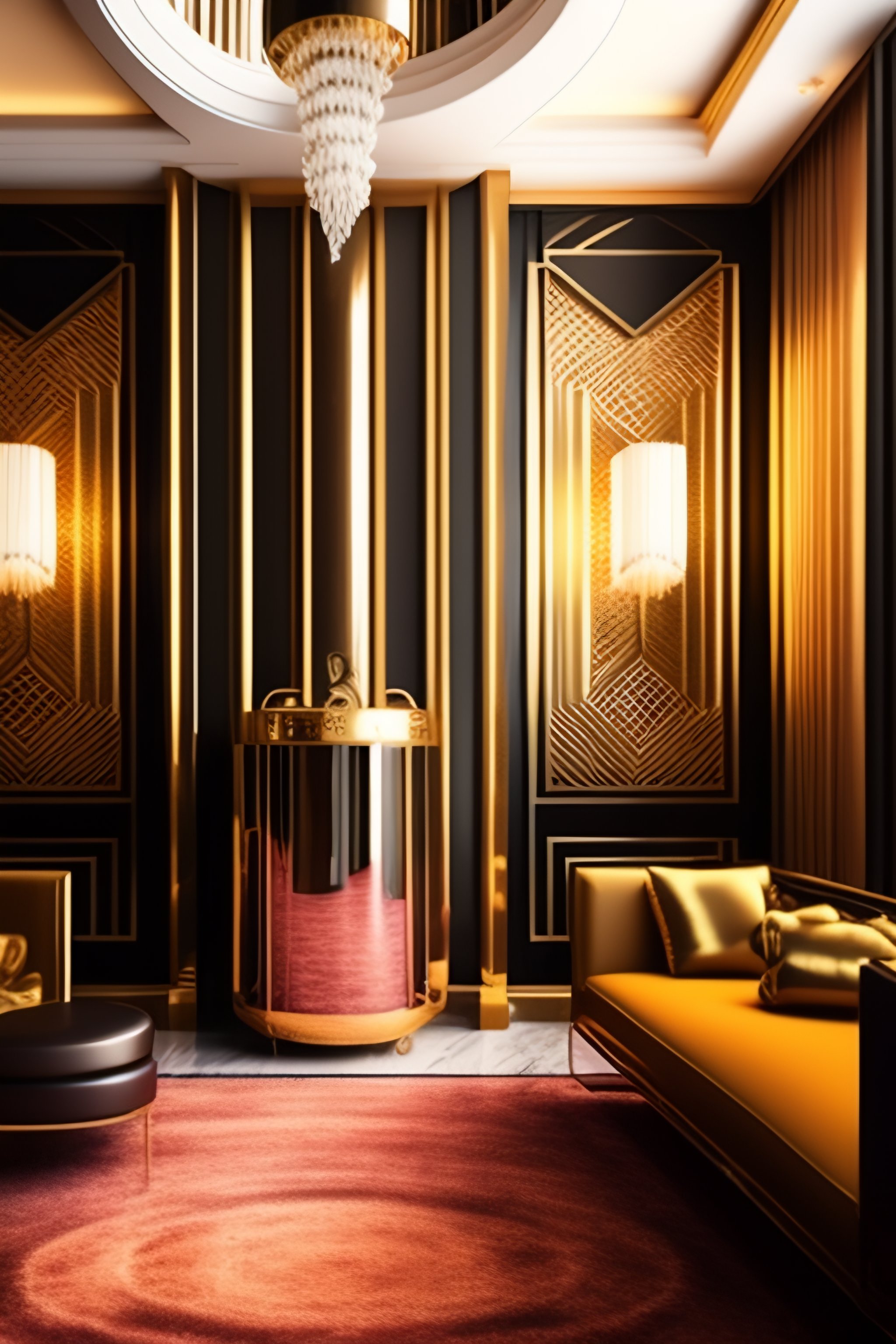 Lexica - Luxury Art Deco Room