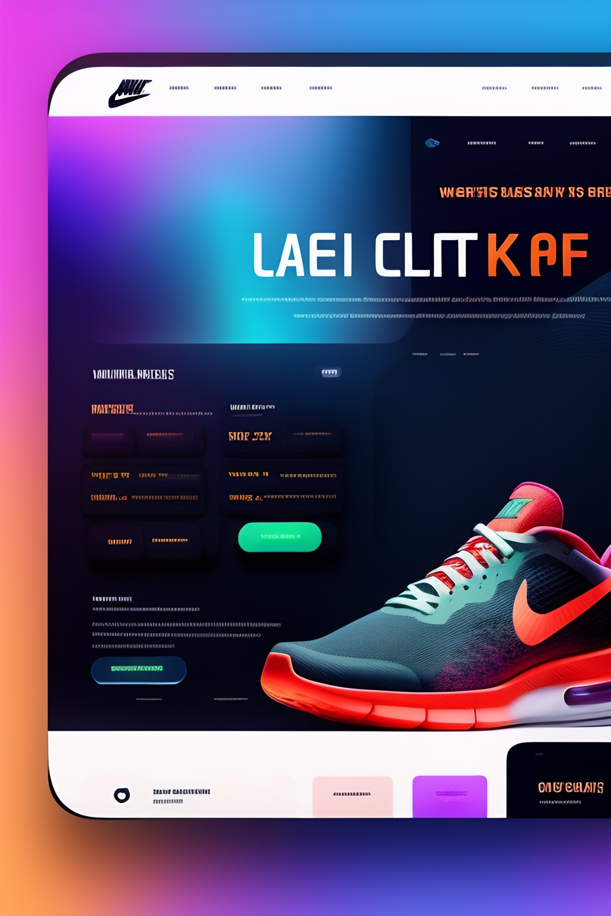 Nike  Portfolio Website