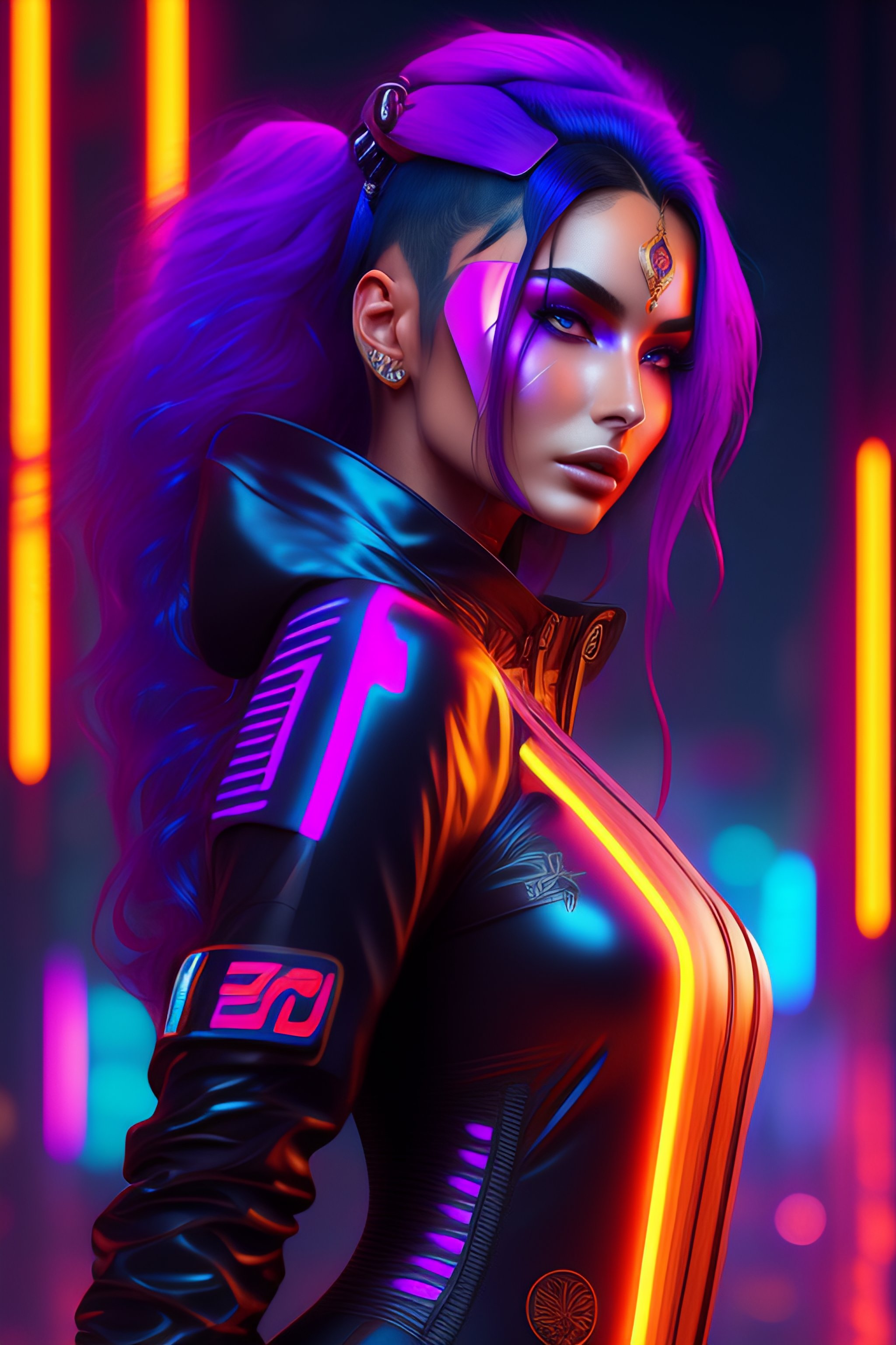 Lexica - Emily ratajkowski, cyberpunk futuristic neon, neon operator ...