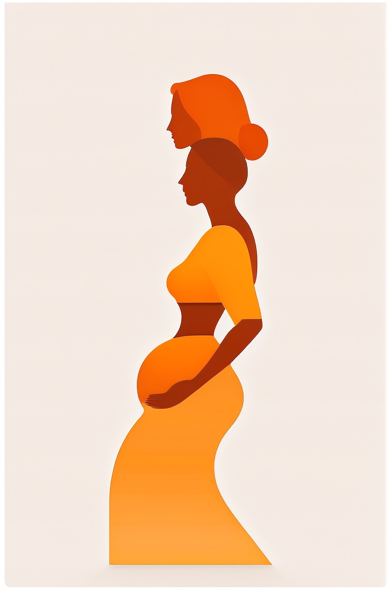 Lexica - A silhouette simple flat VECTOR drawing in warm two tone of an ...