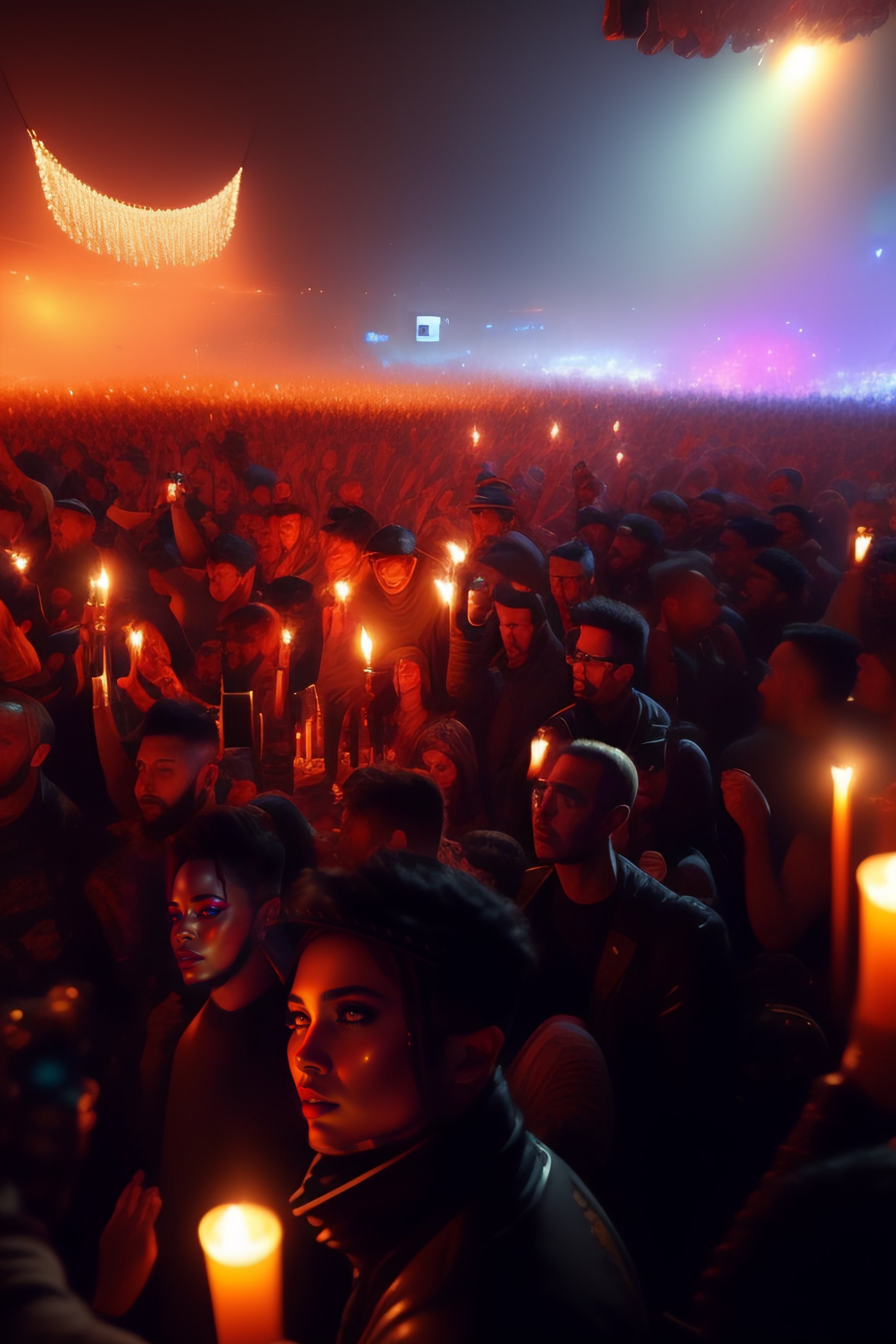 Lexica - Scene from a rave in Johannesburg, beautiful, highly detailed ...
