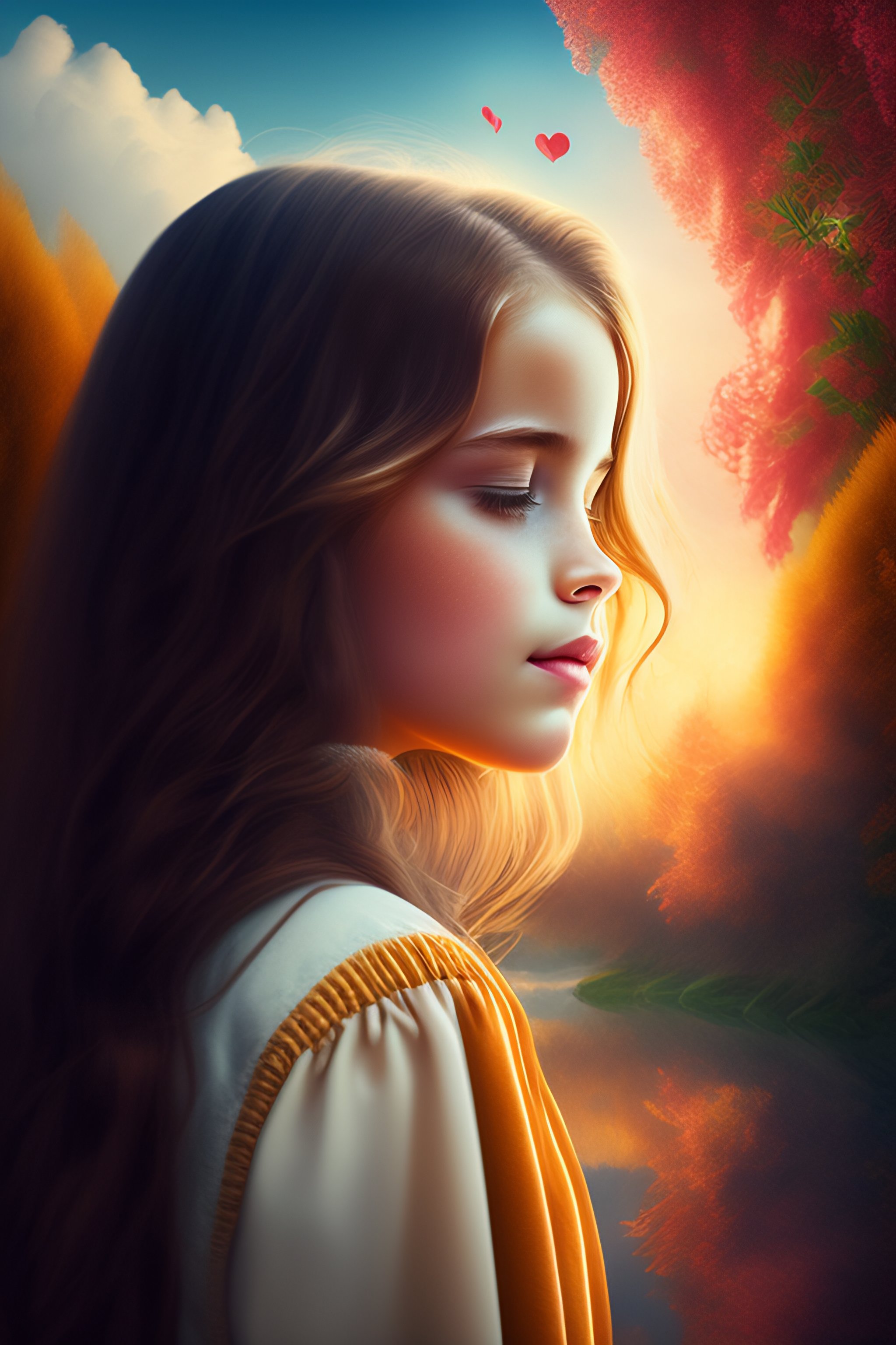 Lexica - A girl dreaming of finding love