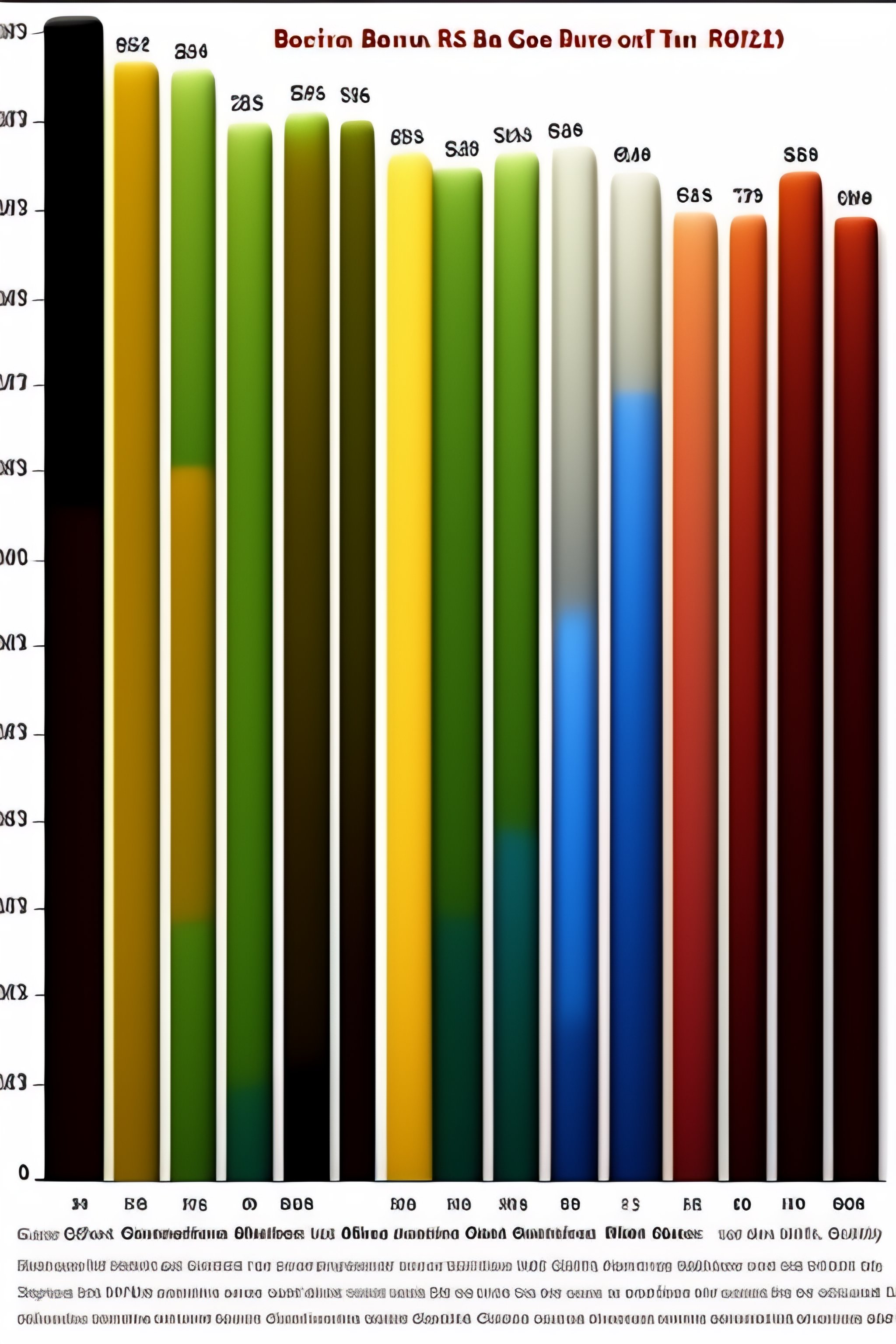 Lexica - Bar graph in RBG with labels