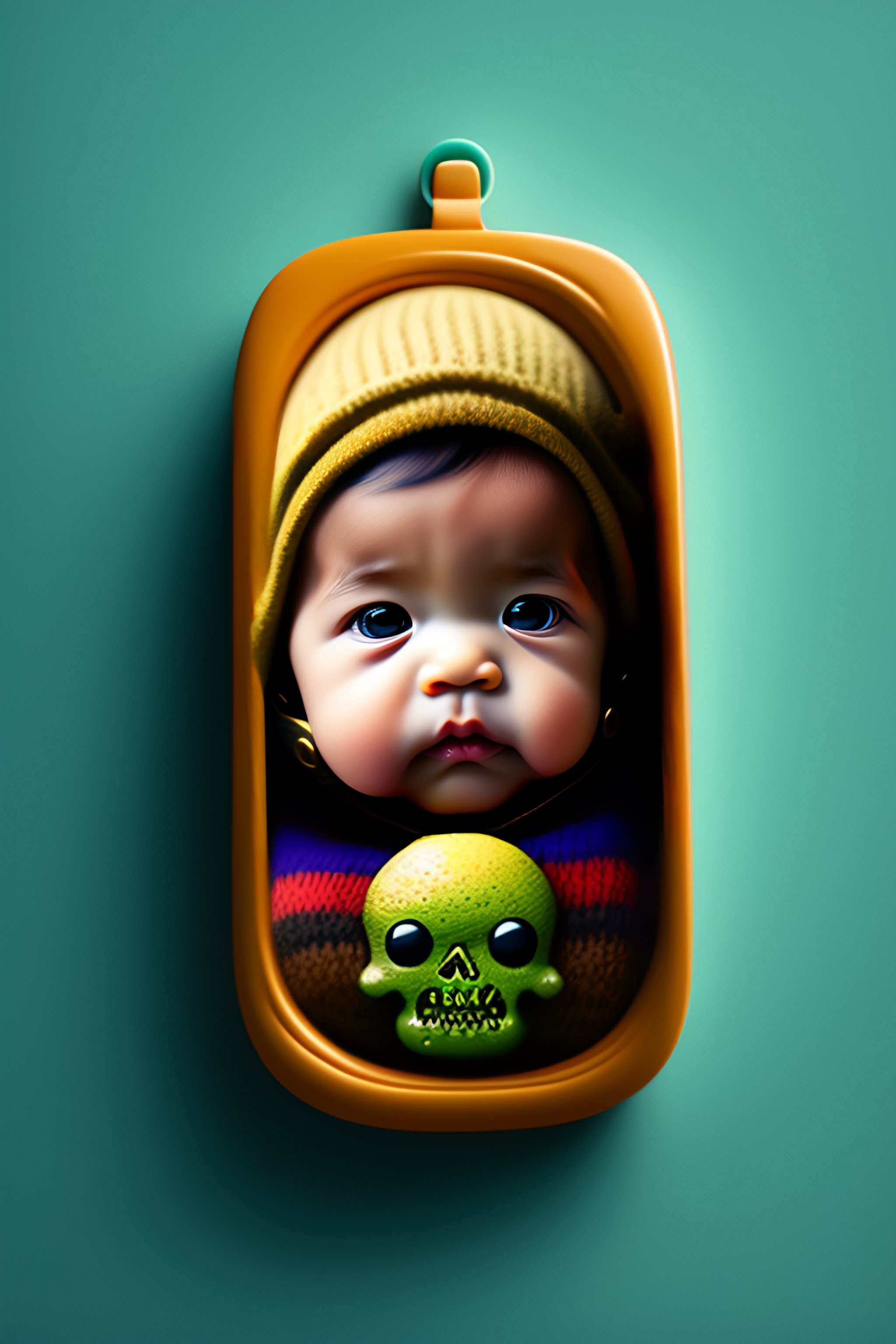 Lexica A baby zombie in a pocket