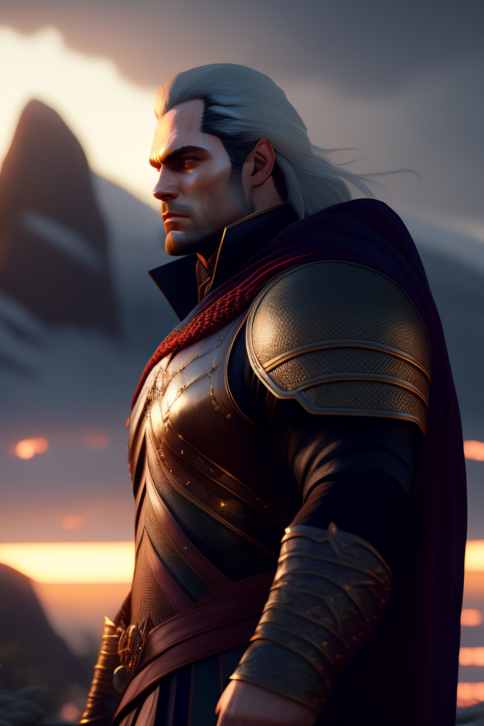Lexica - Henry Cavill as Geralt of Rivia by Jim Lee, fantasy art by ...
