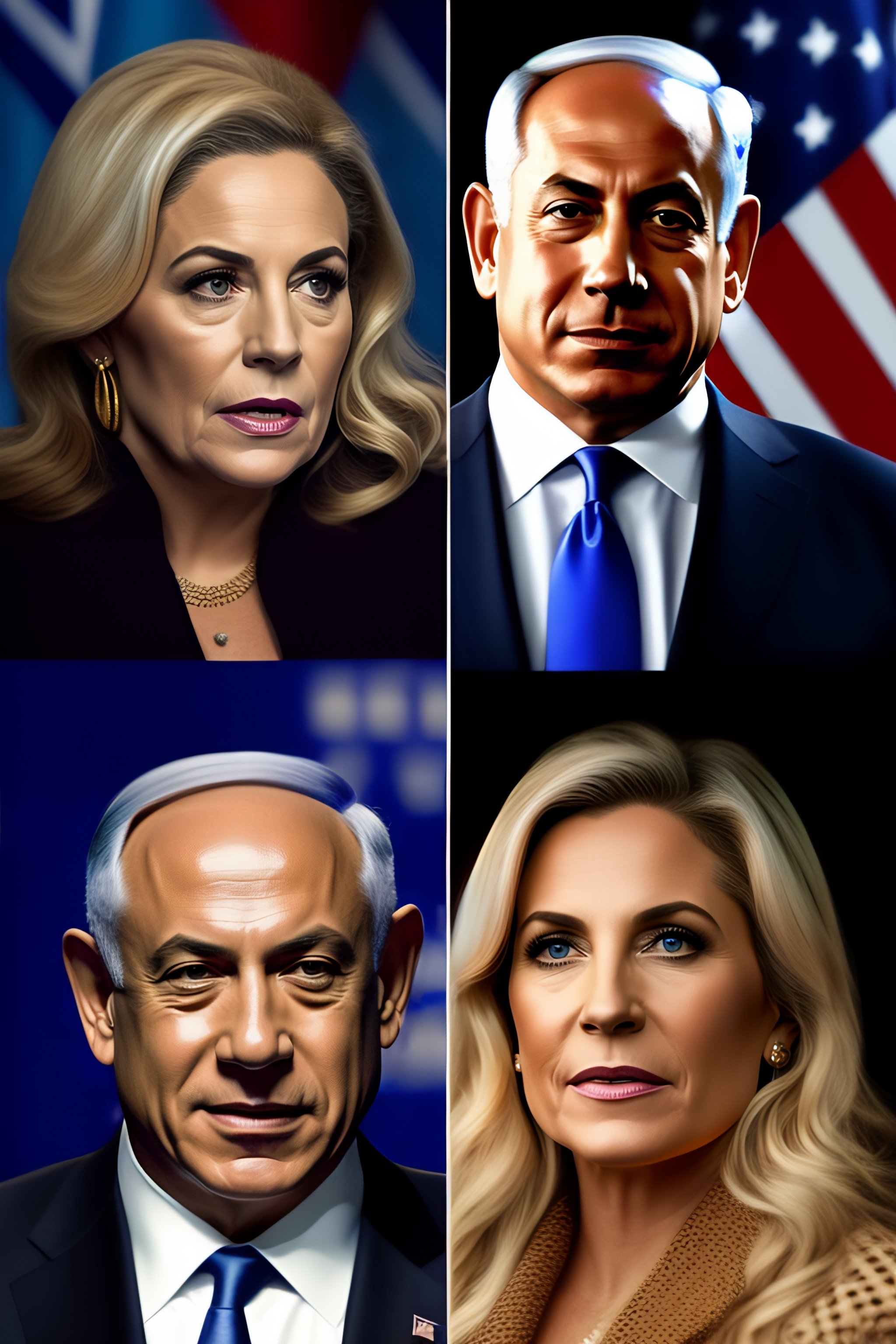Lexica - Benjamin Netanyahu,+Sarah Netanyahu. all on one photo ...