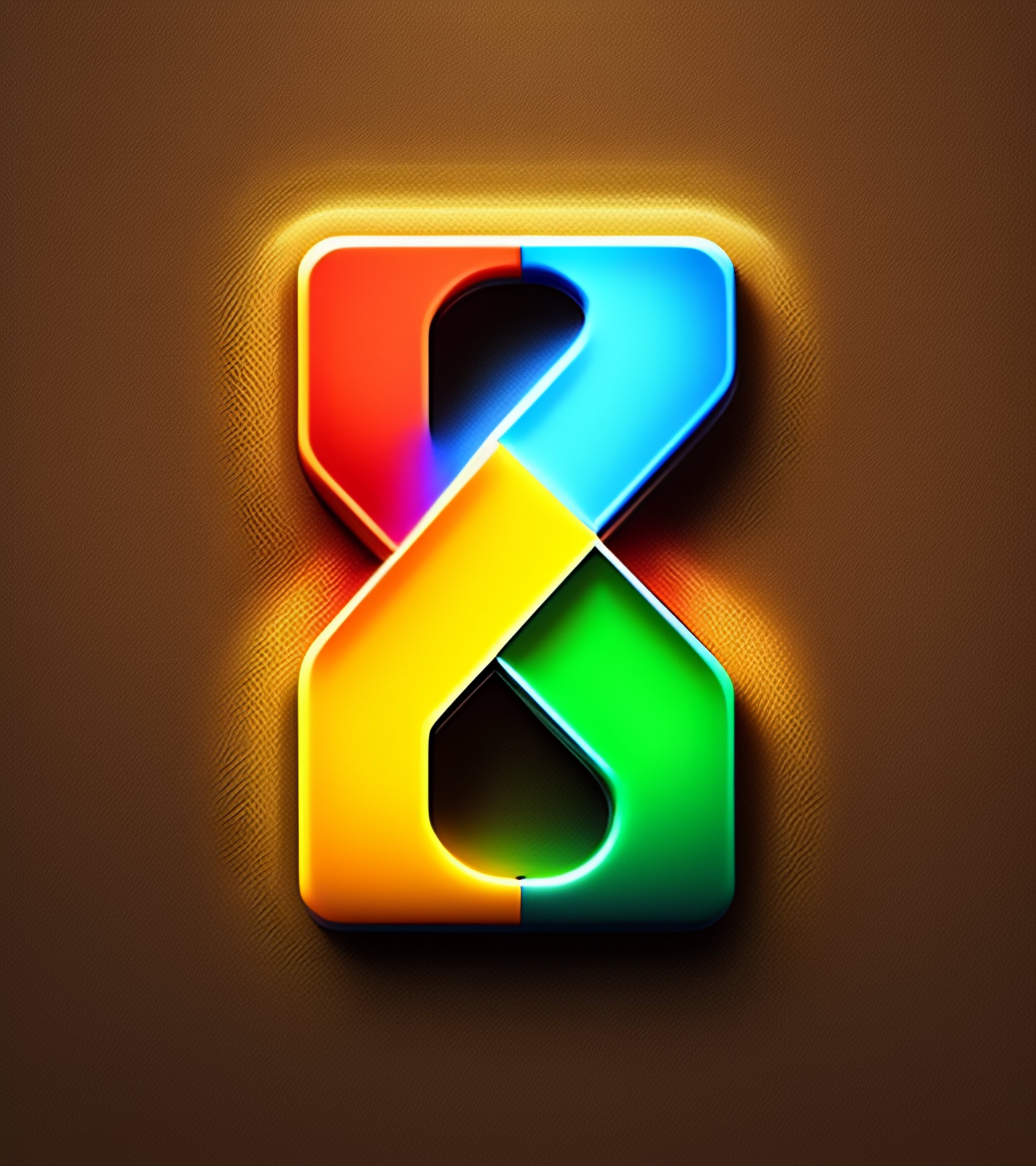 Lexica - Letter R, neon, logo, icon