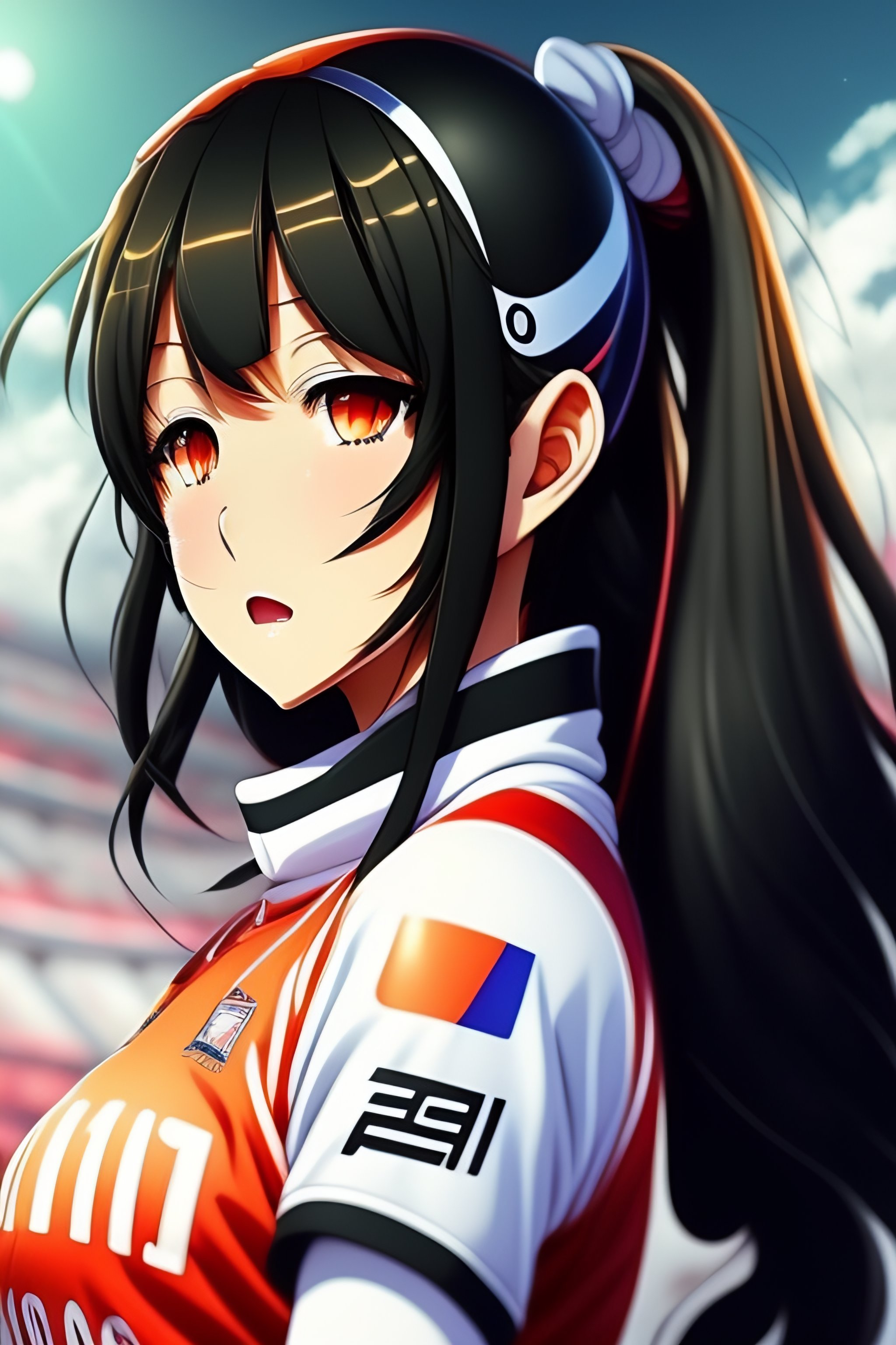 Lexica Anime girl in sport style