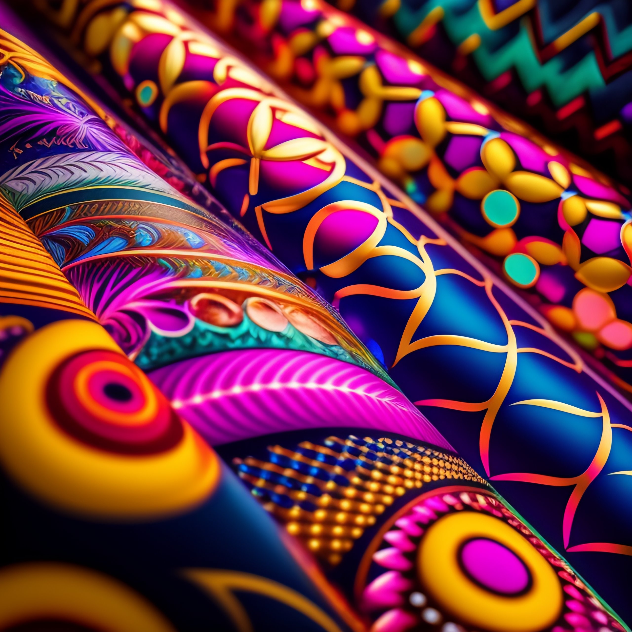 Lexica - Fashion show into fashion style digital printed fabric pattern ...