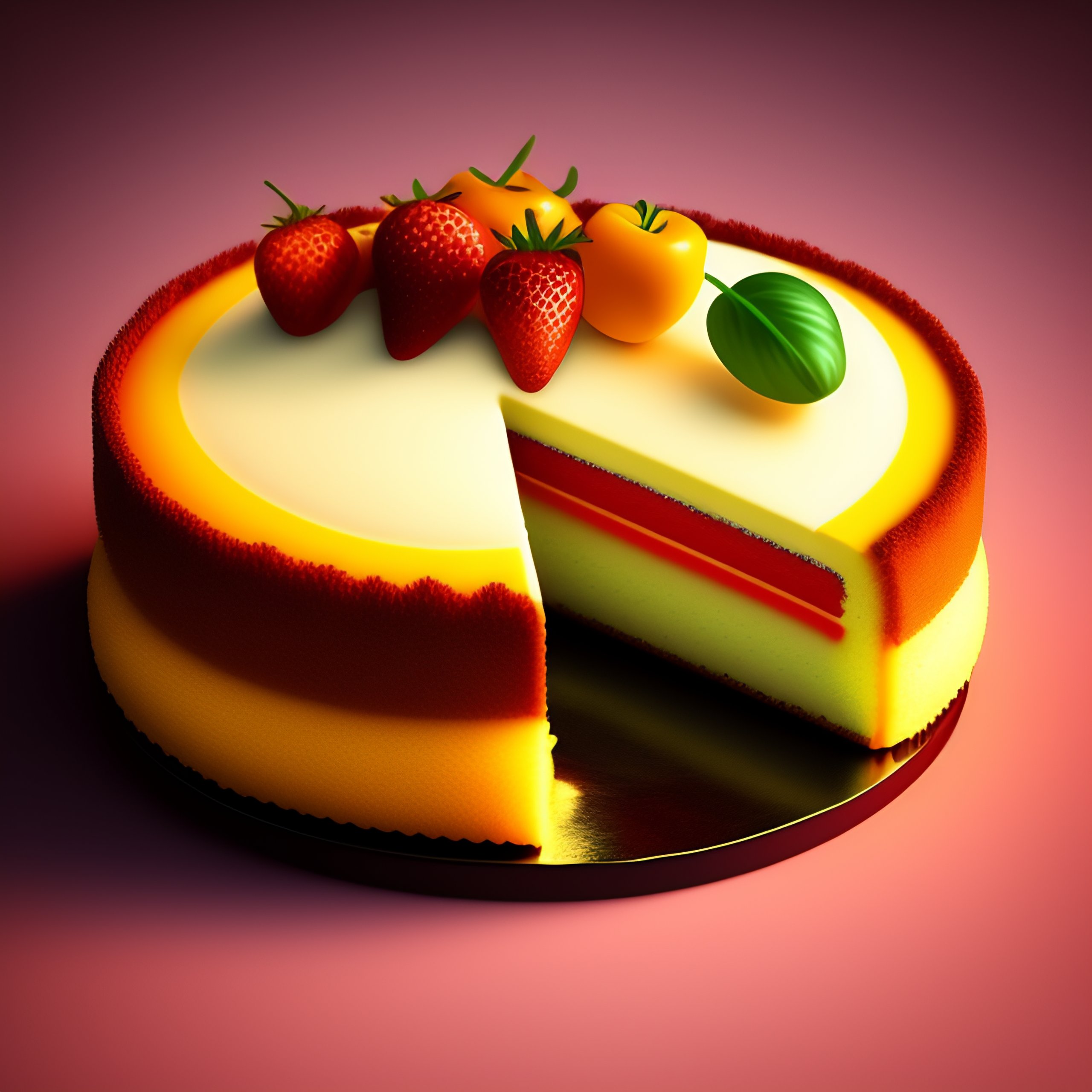 Lexica Ios App Icon Of A Cake