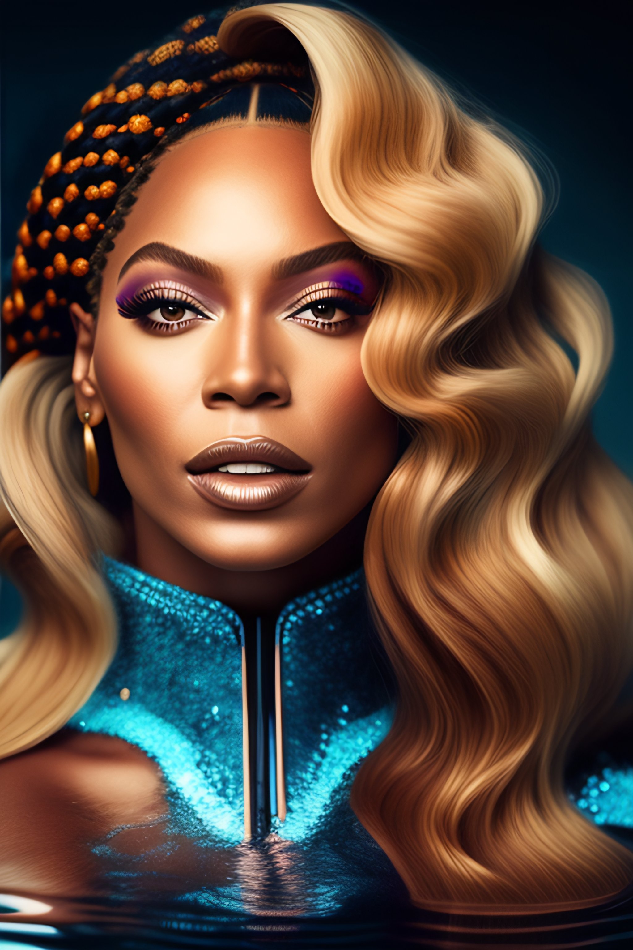 Lexica - Beyoncé in water