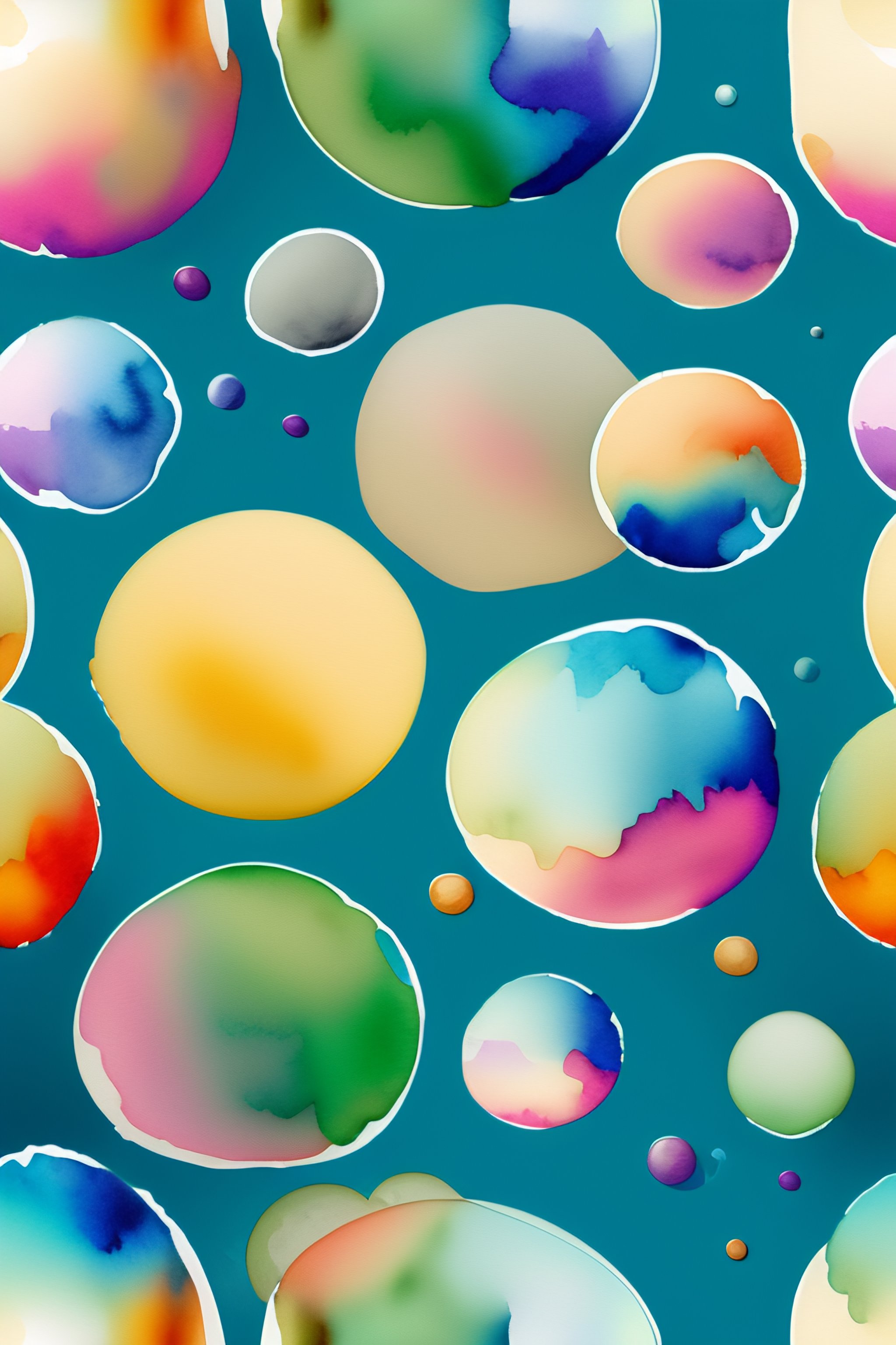 Lexica Watercolor Seamless Pattern