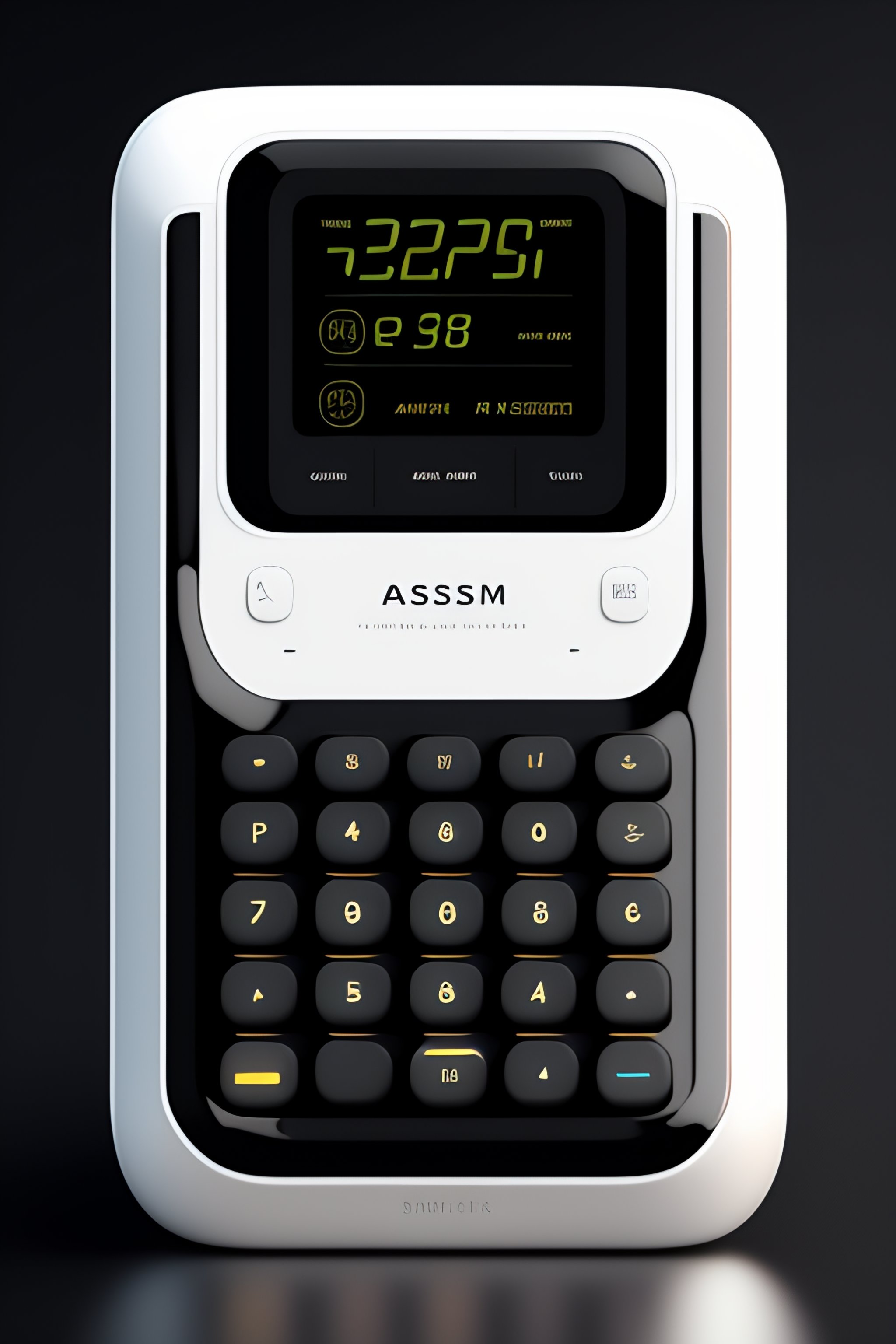 Lexica - Futuristic pager with a full LCD screen without keyboard with ...