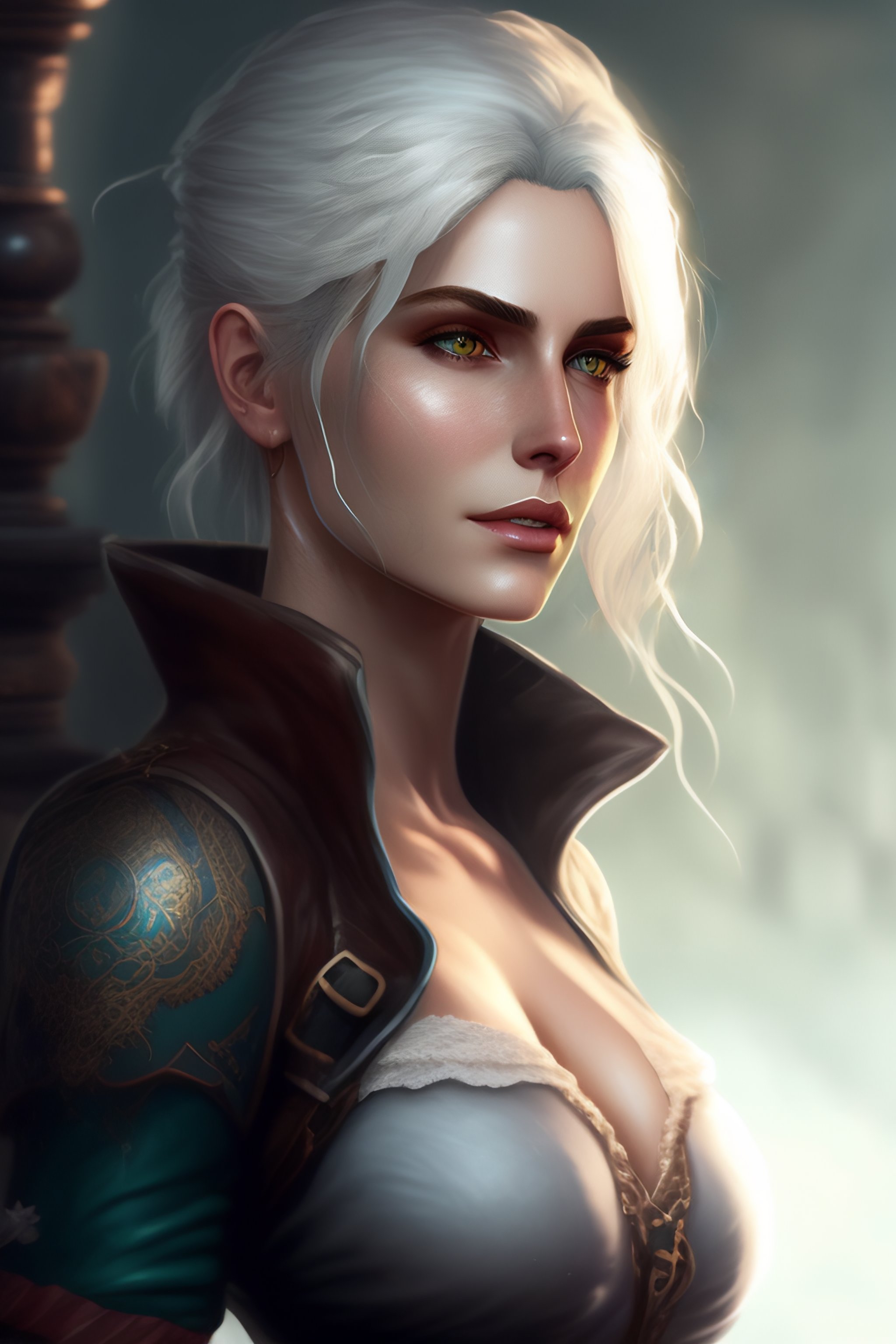 Lexica - Highly detailed full body art of ciri witcher 3, ripped ...