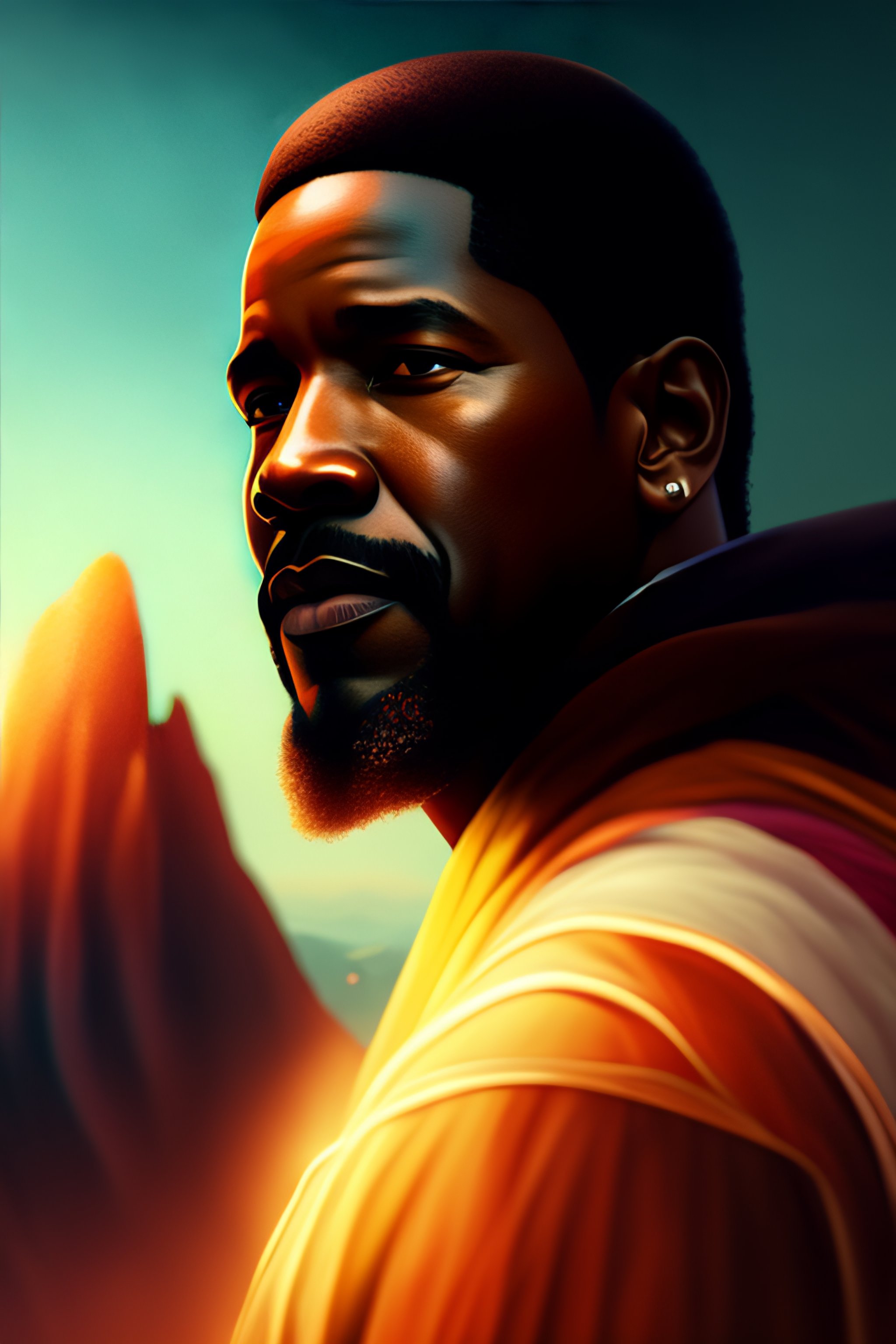 Lexica - Denzel washington portrait Moses holding a commandment on the ...