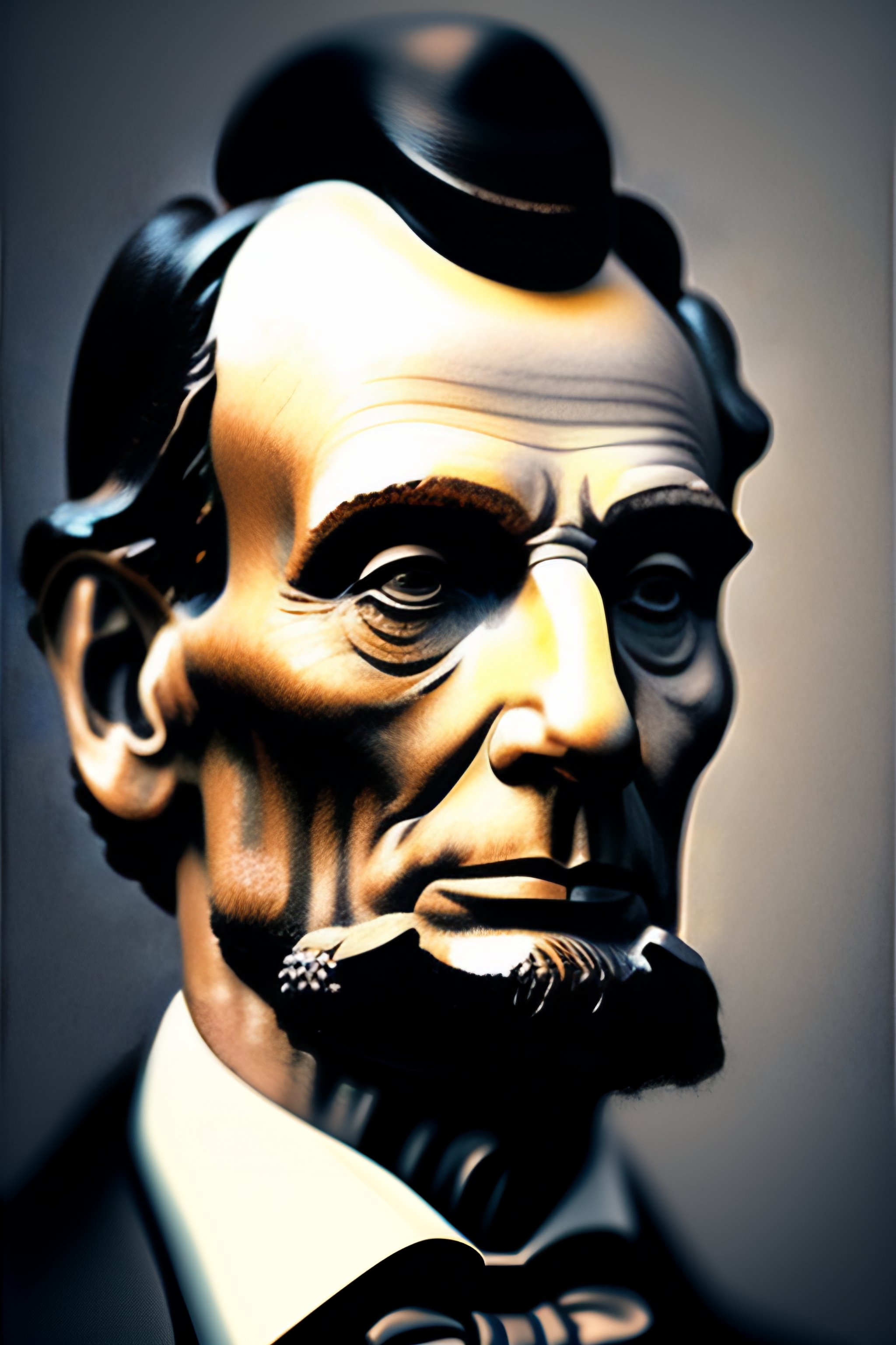 Lexica - Abraham Lincoln Close Up Portrait Photorealistic