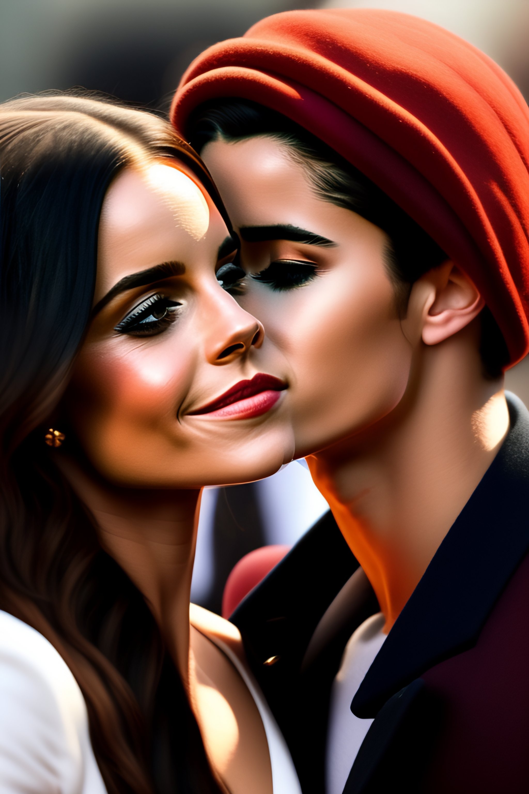 Lexica - Emma Watson kissing selena gomez