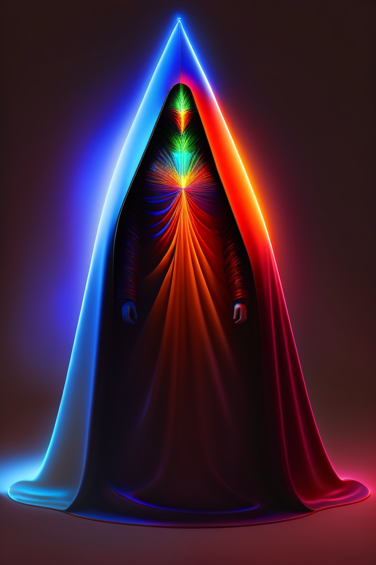 Lexica - A human form cloaked in spiritual energy, representing the ...