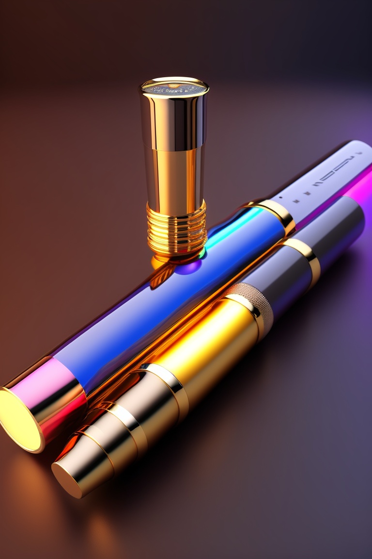 Lexica - Futuristic stylish e-cigarette in Space x style with changeable  capsules of xenon_ photo-realistic, studio lightening, intricate render,  8k,...