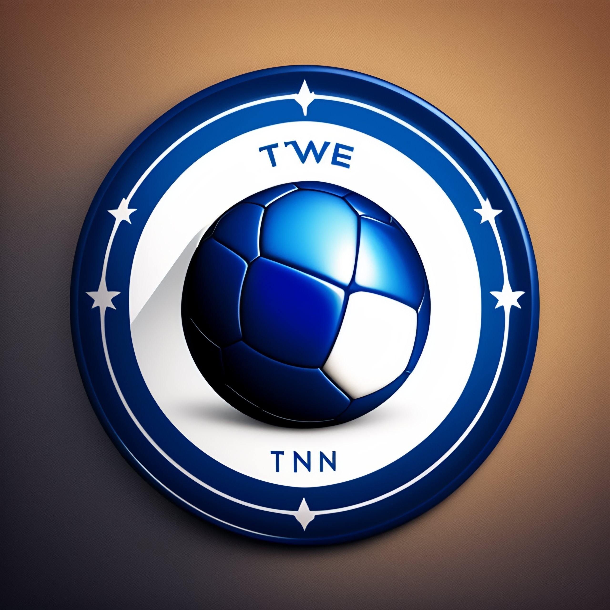 Lexica - Minimalist blue train soccer team logo