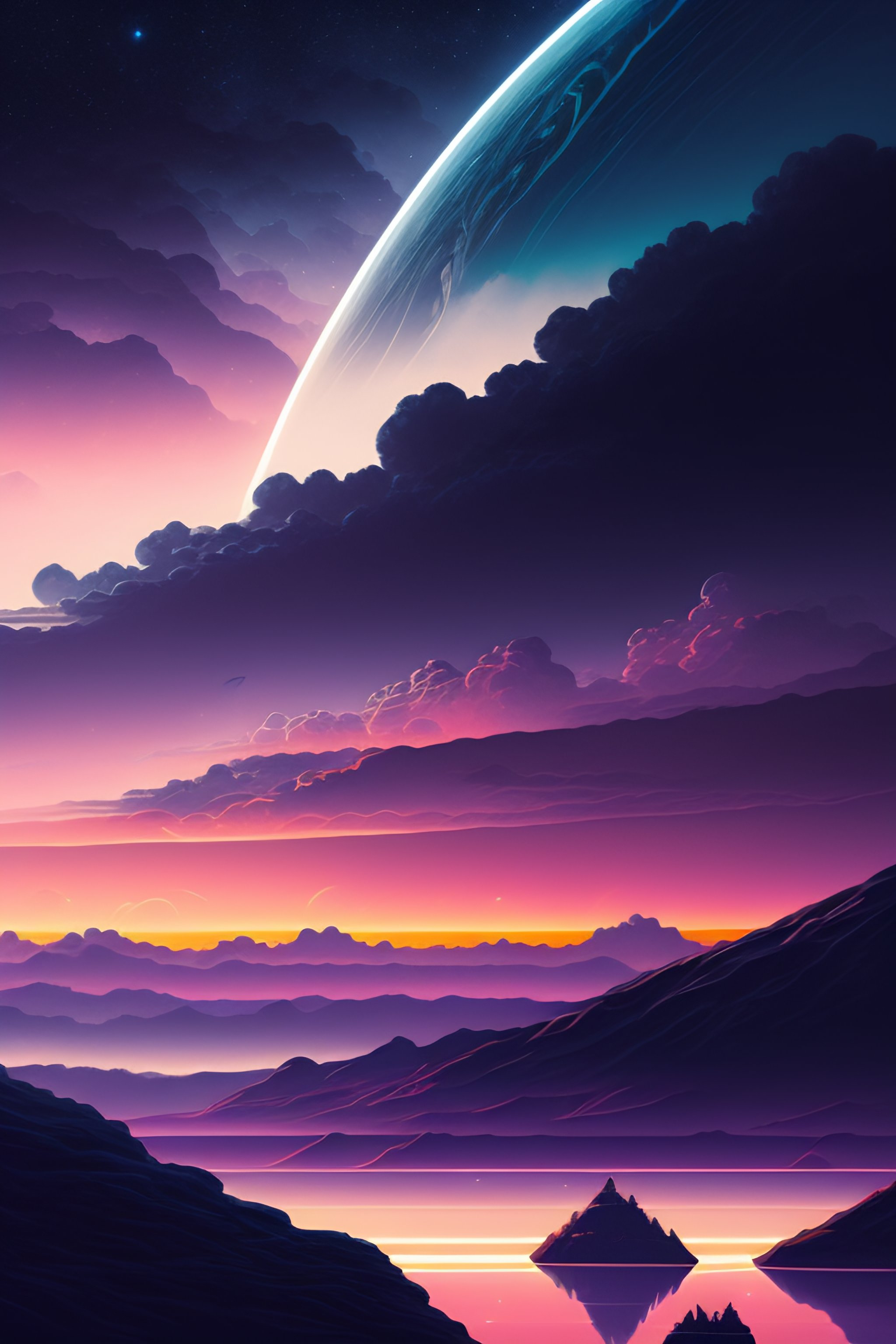 Lexica - Llustration of jupiter clouds by dan mumford, grey planets ...